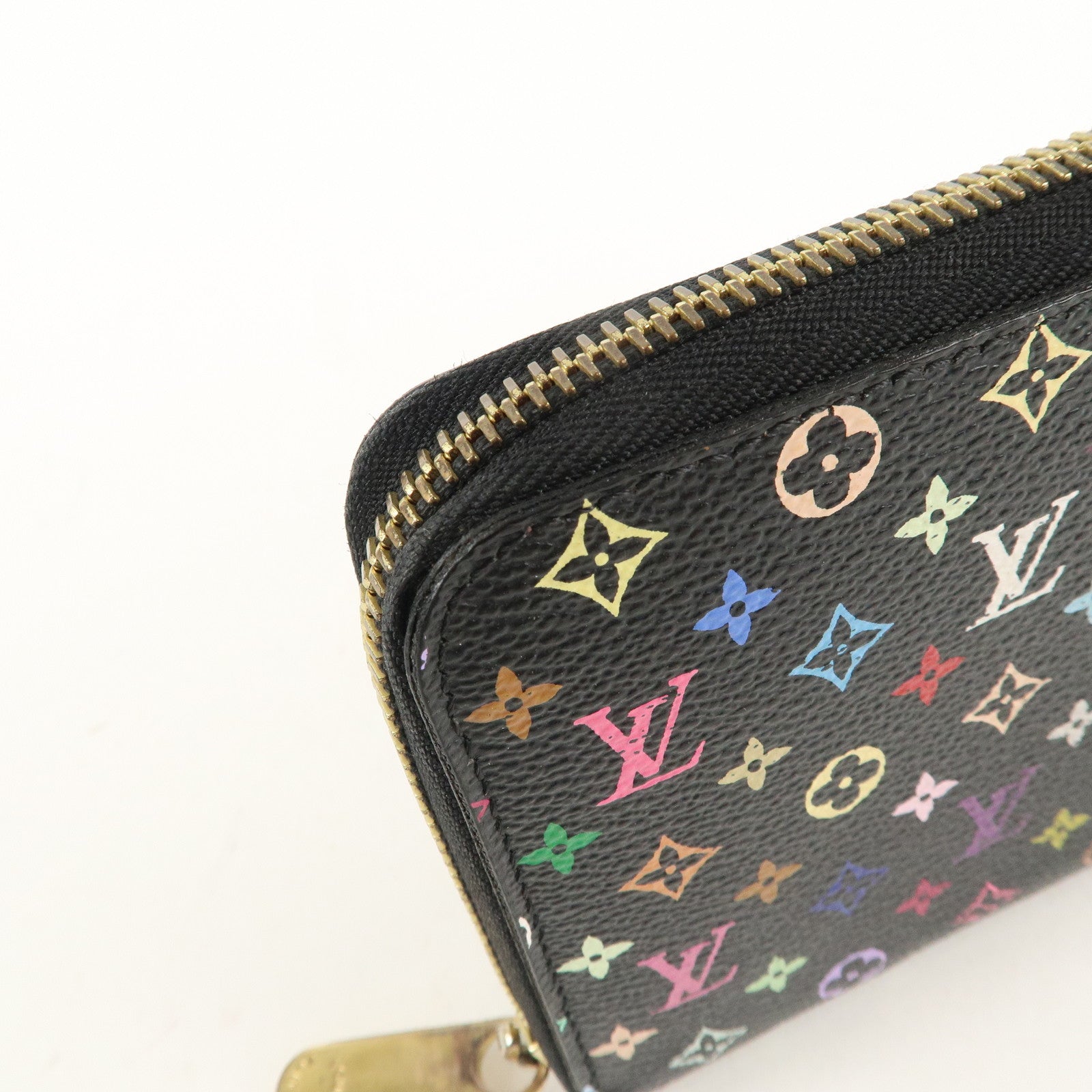 Louis Vuitton Monogram Multi Color Zippy Wallet Long Wallet M60243