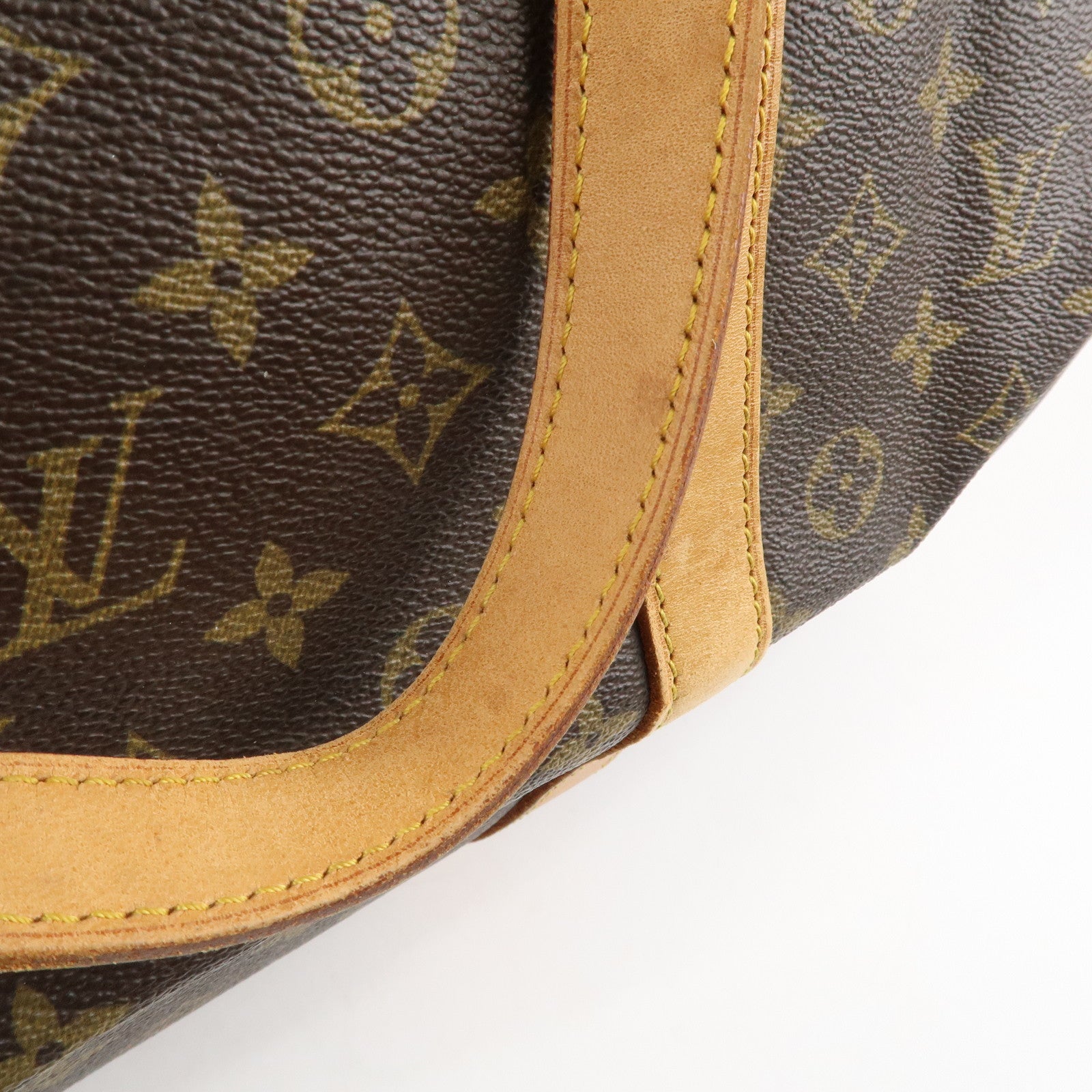 Louis Vuitton Monogram Sac Souple 55 Boston Bag Brown M41622