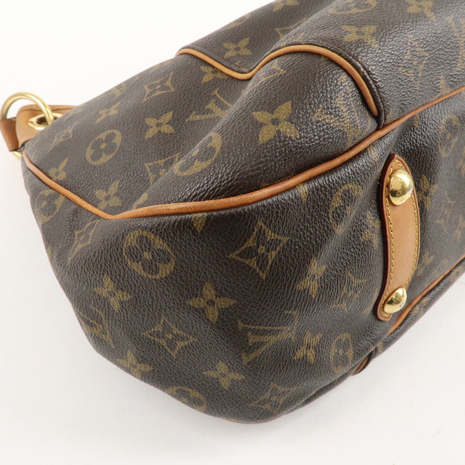 Louis Vuitton Monogram Galliera PM Shoulder Bag Brown M56382