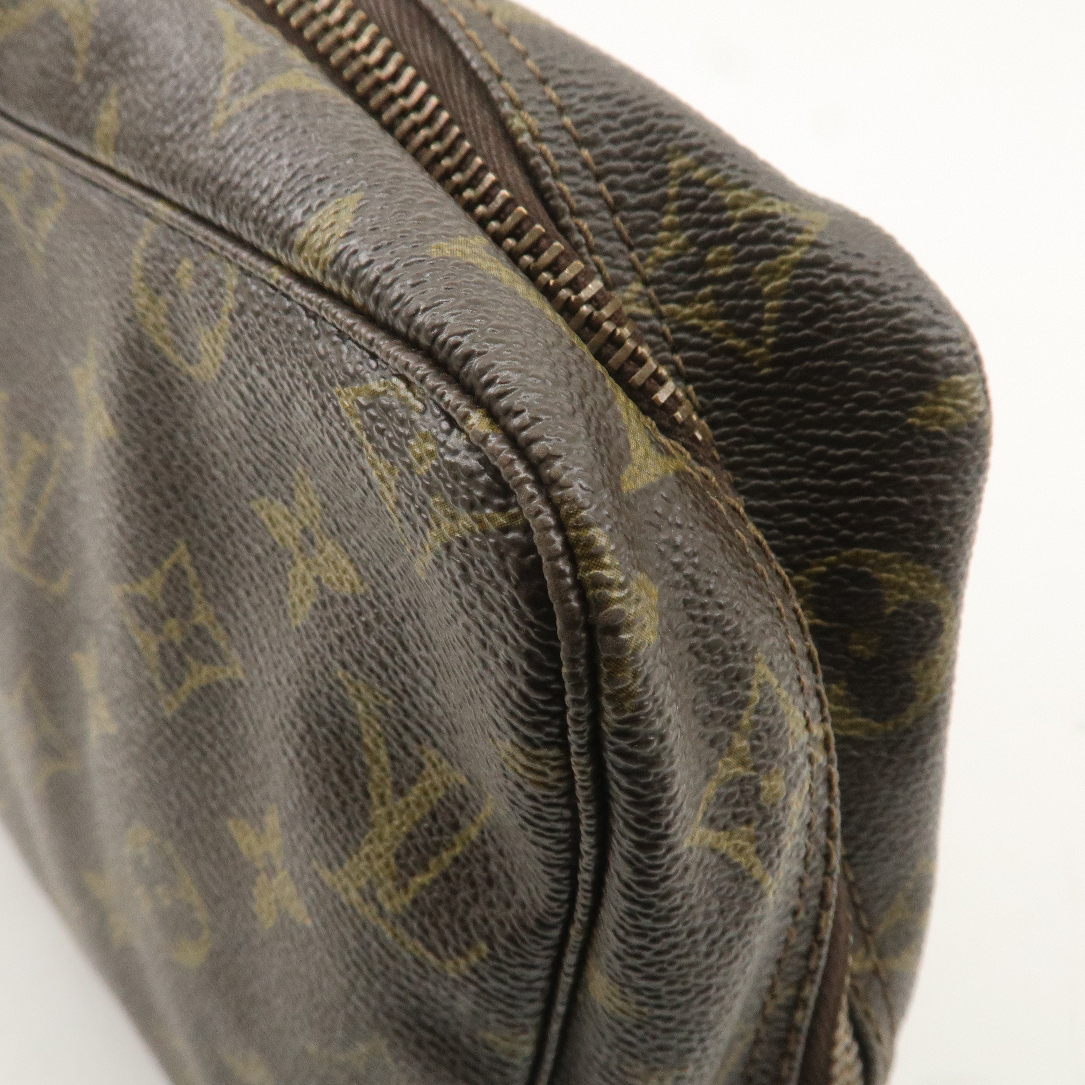 Louis Vuitton Monogram Trousse Toilette 28 Pouch Brown M47522