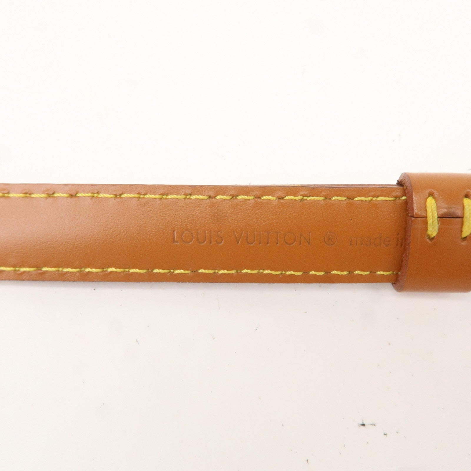 Louis Vuitton Leather Shoulder Strap for Epi Bag Zipang Gold