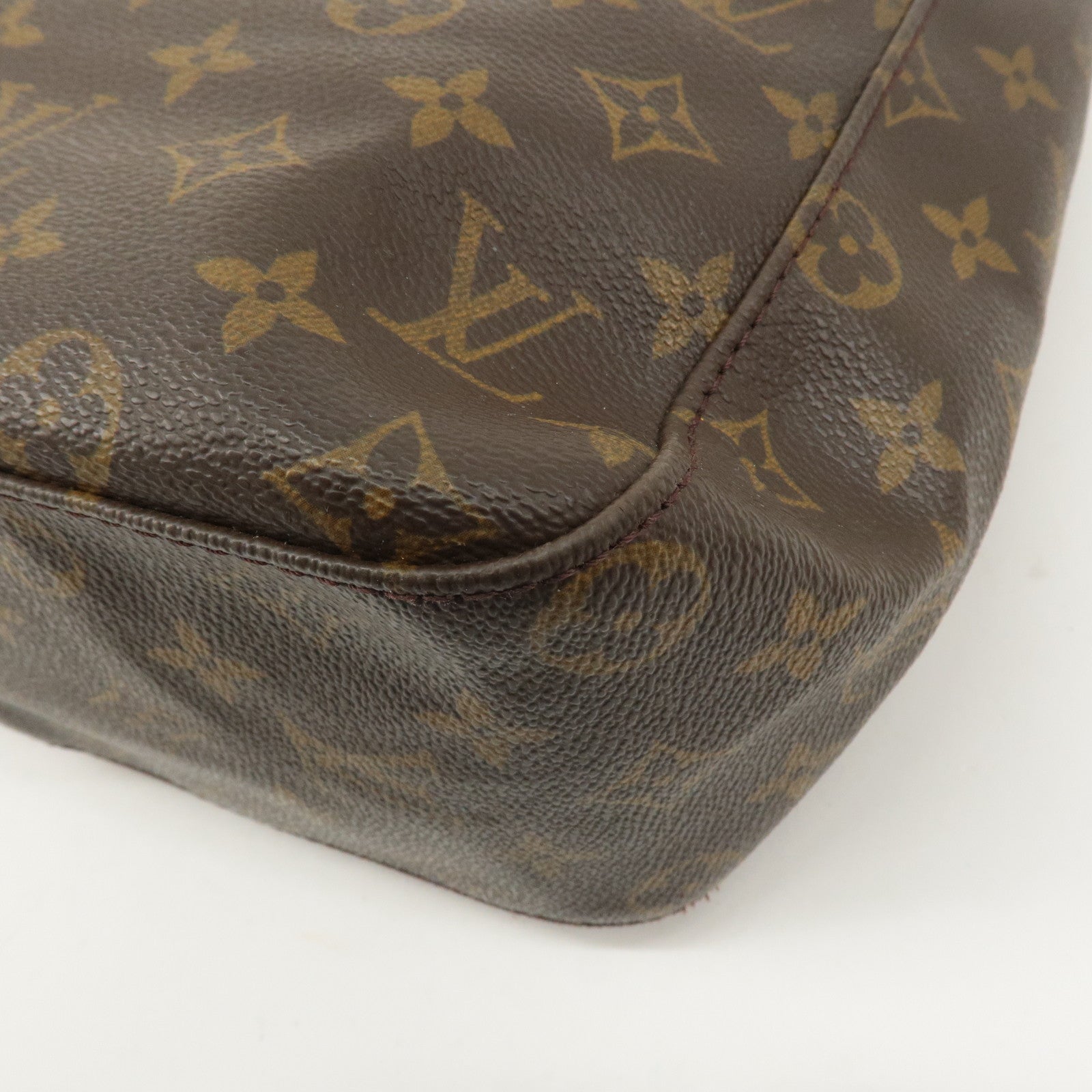 Louis Vuitton Monogram Looping GM Shoulder Bag Brown M51145