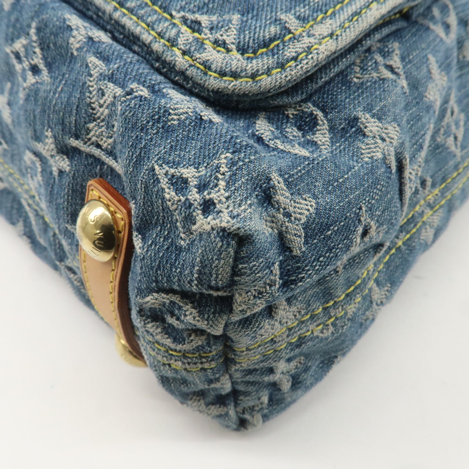 Louis Vuitton Monogram Denim Baggy GM Shoulder Bag M95048