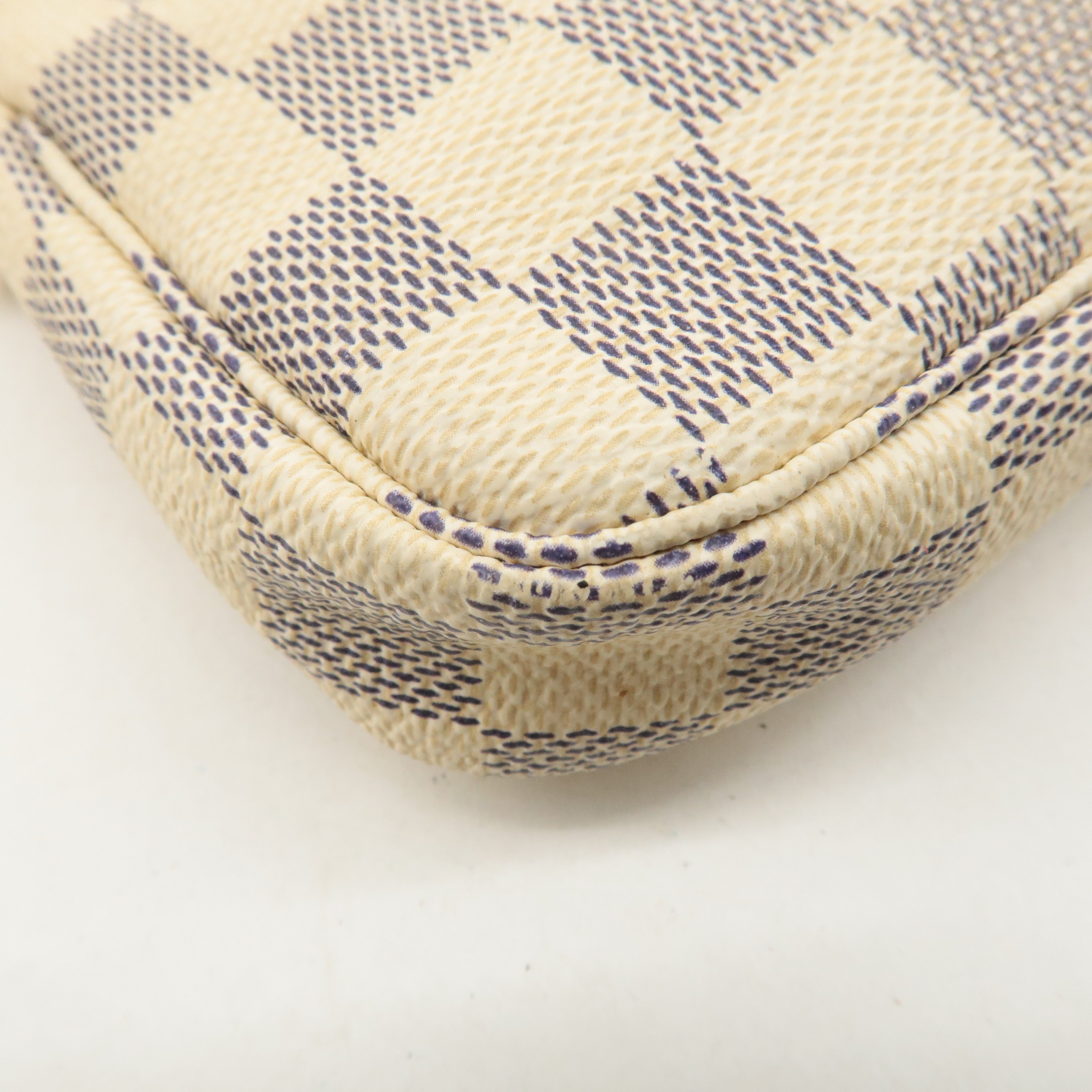 Louis Vuitton Damier Azur Mini Pochette Accessoires Pouch N58010