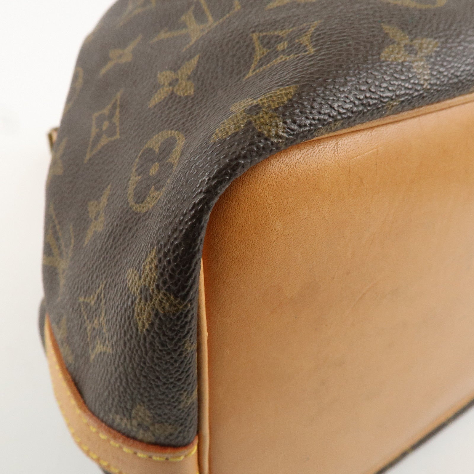 Louis Vuitton Monogram Petit Noe Shoulder Bag Brown M42226