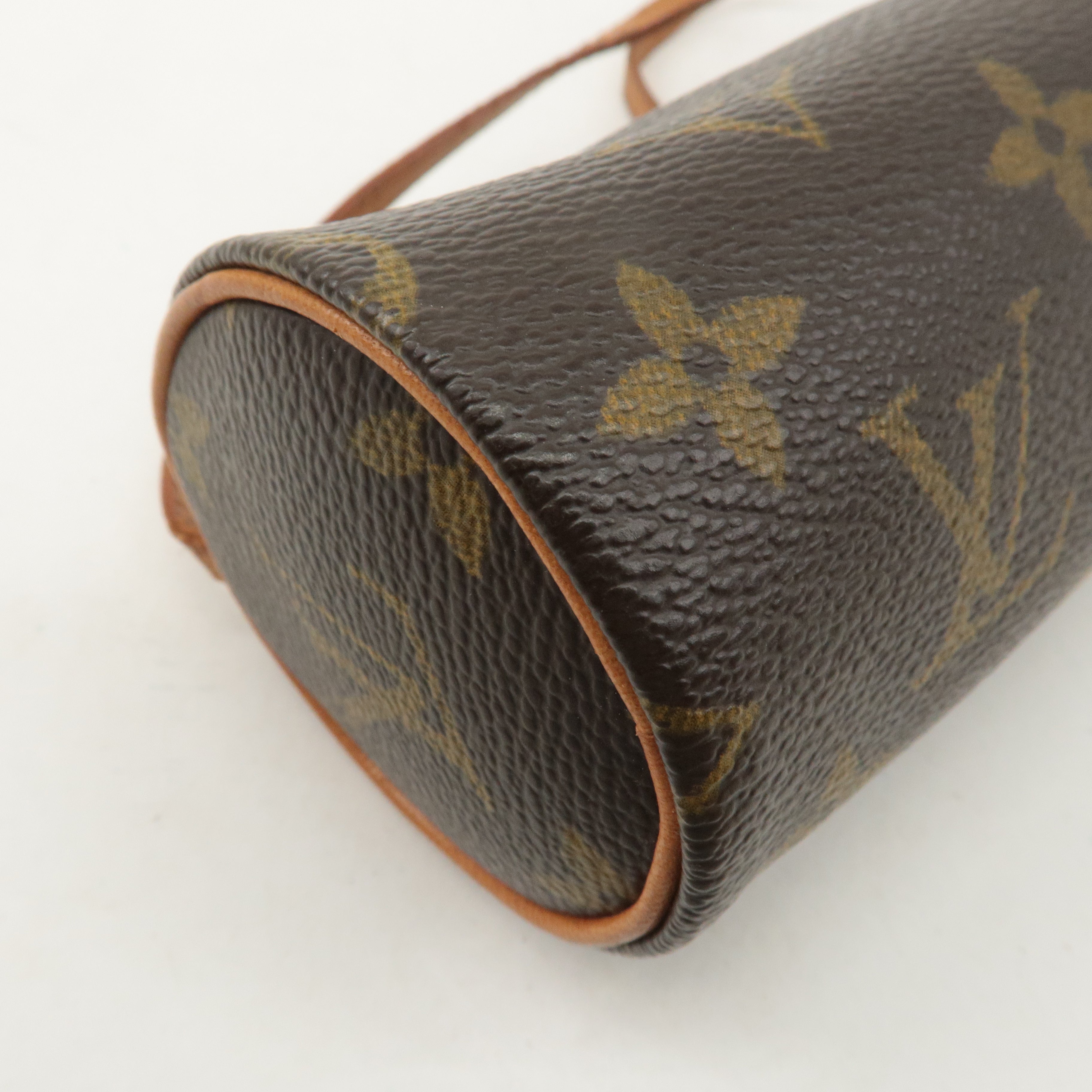 Louis Vuitton Monogram Mini Pouch for Papillon Bag Brown