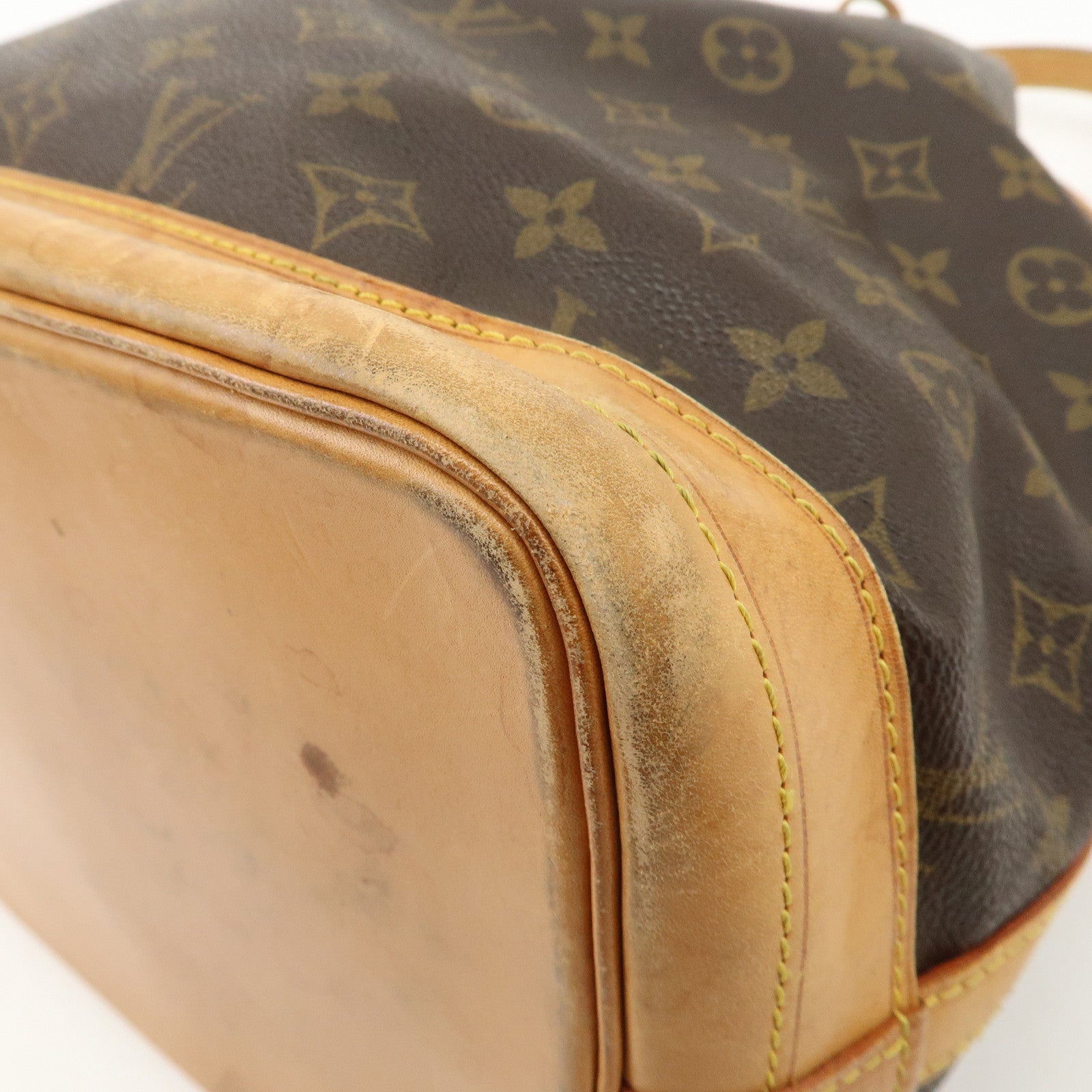 Louis Vuitton Monogram Noe Shoulder Bag Hand Bag Brown M42224