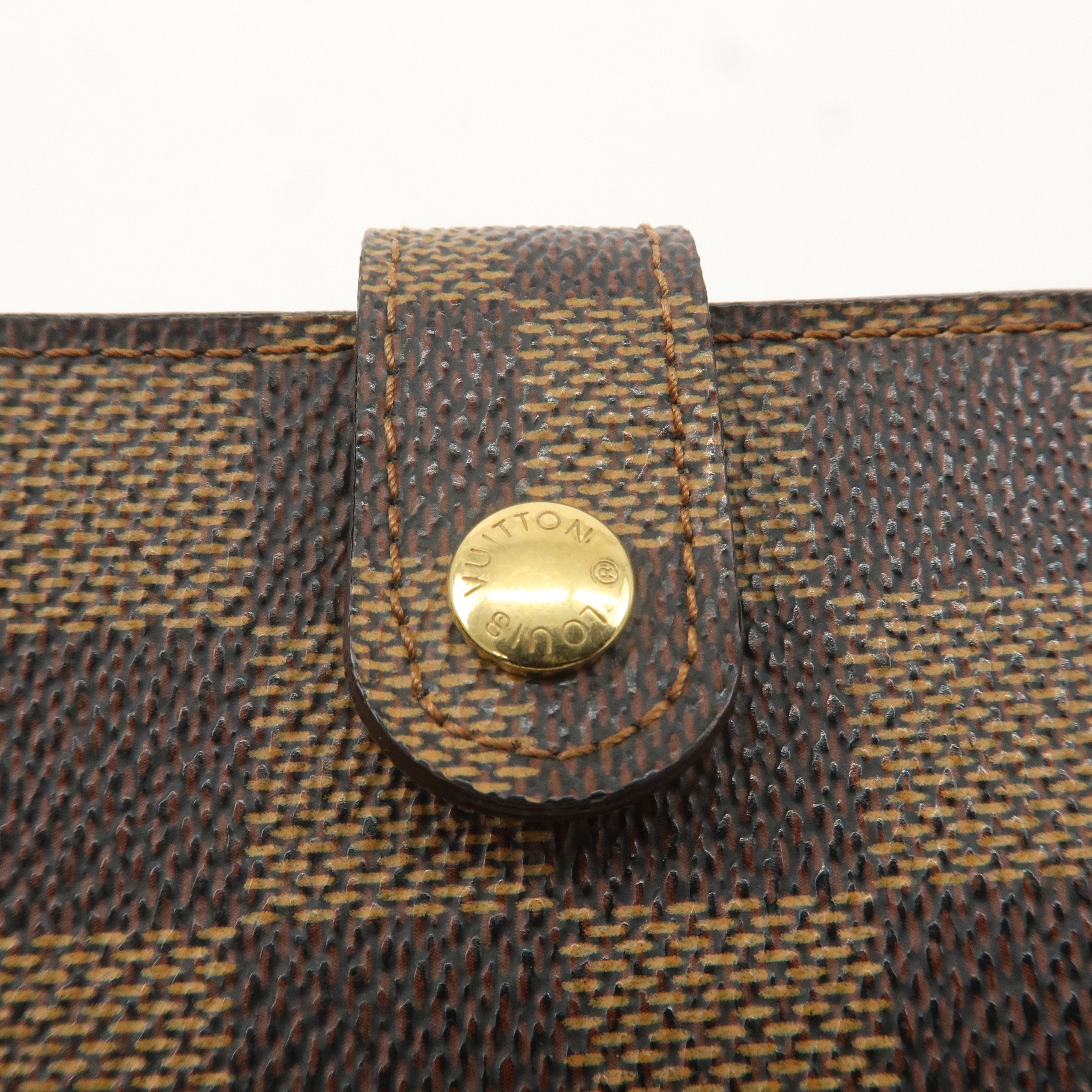 Louis Vuitton Damier Agenda PM Planner Cover Brown R20700