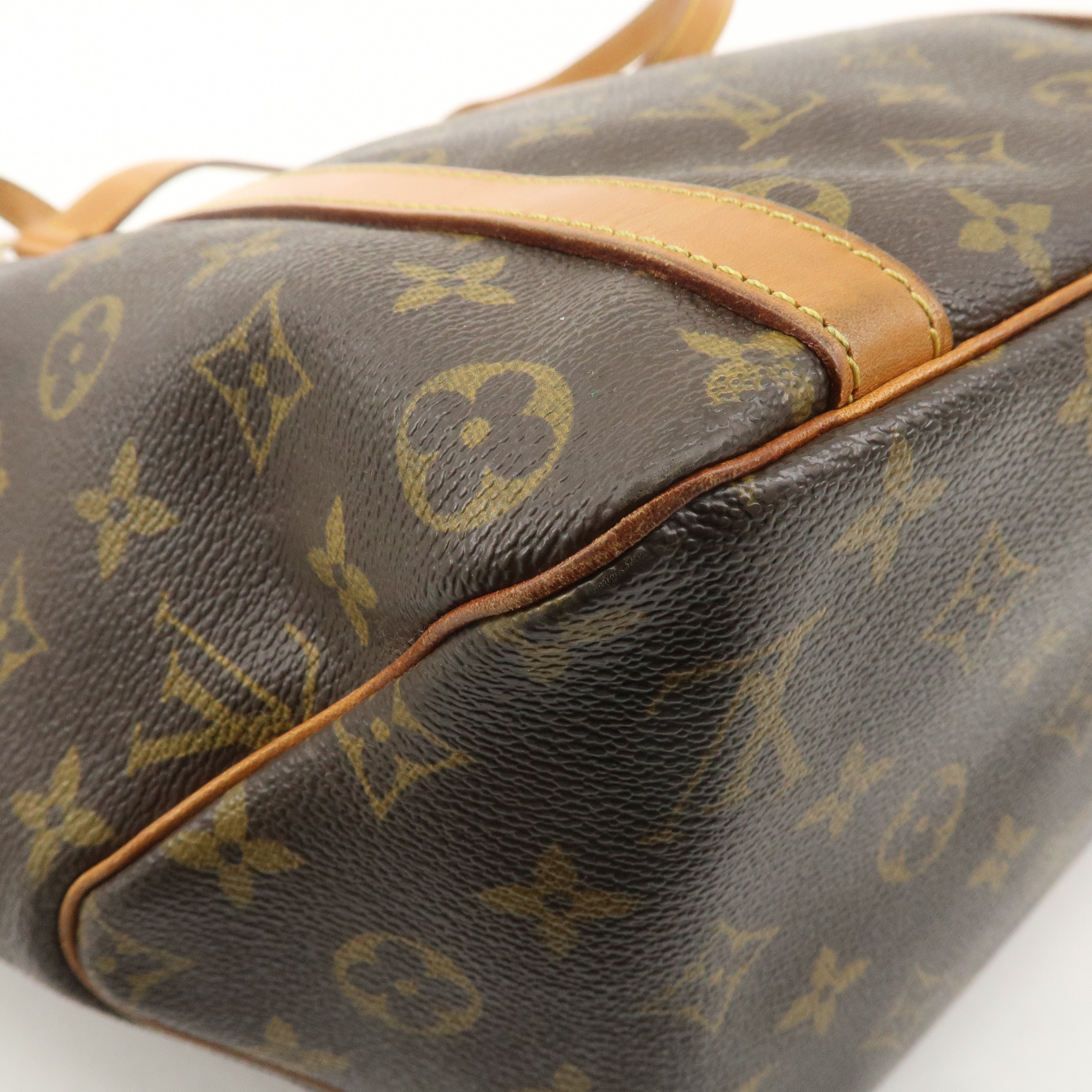 Louis Vuitton Monogram Sac Shopping Shoulder Bag Brown M51108