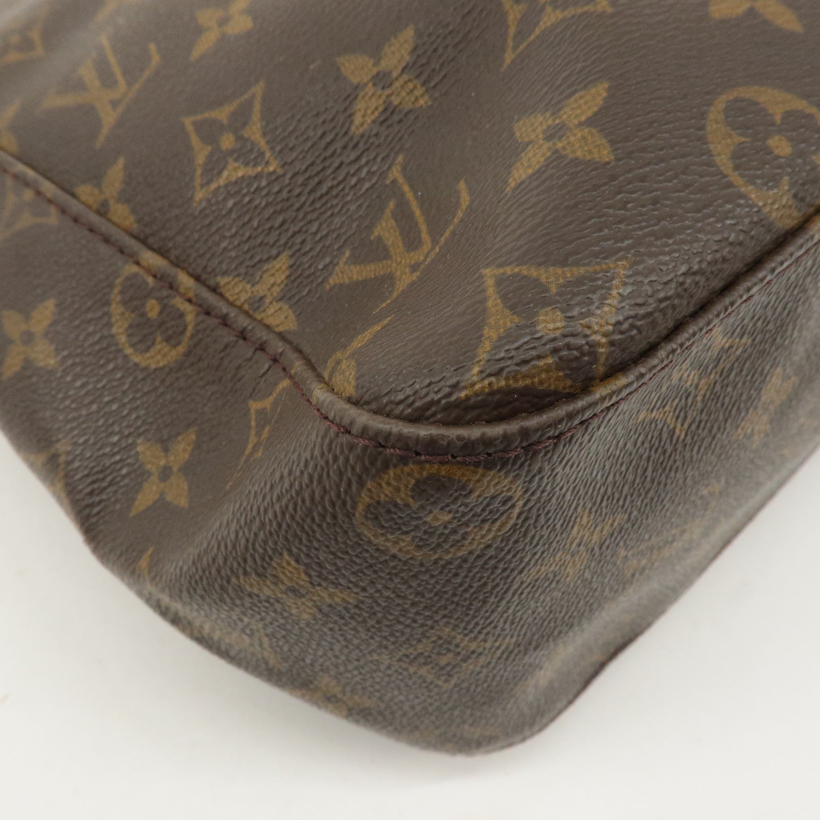 Louis Vuitton Monogram Looping GM Shoulder Bag Brown M51145