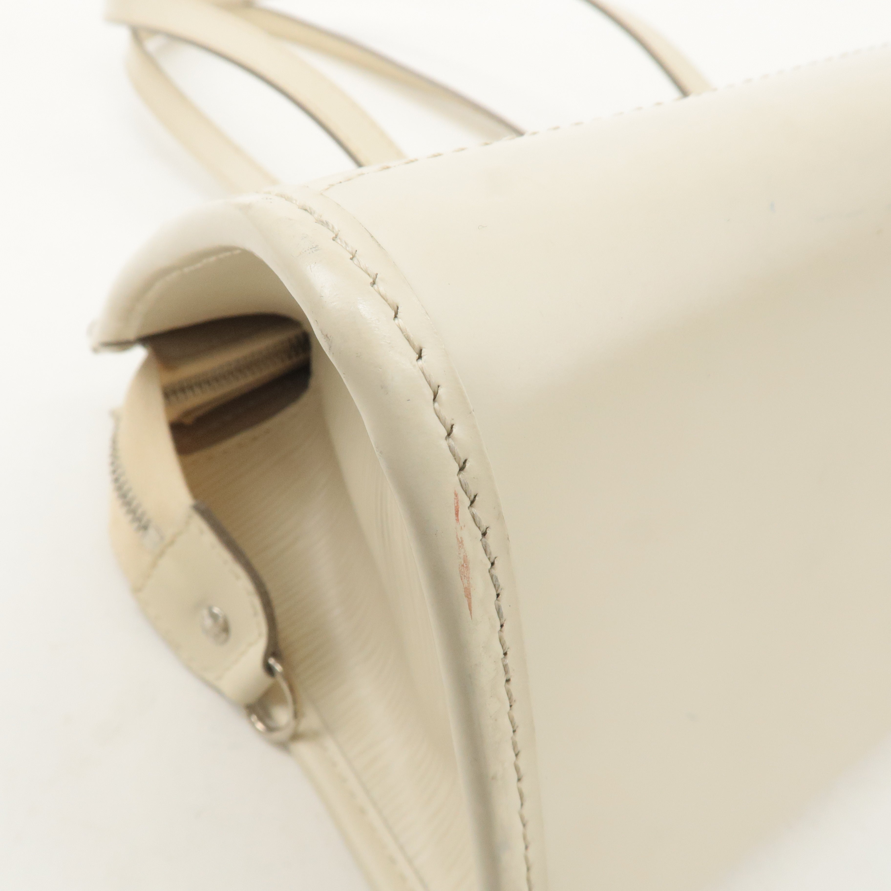 Louis Vuitton Epi Madeleine PM Hand Bag Ivoire White M5933J