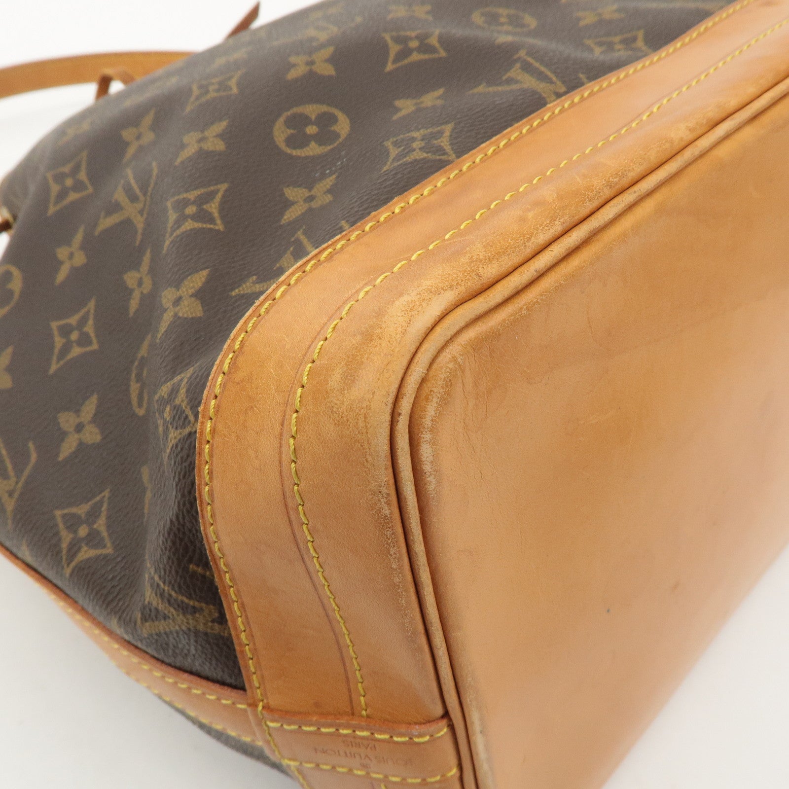 Louis Vuitton Monogram Noe Shoulder Bag Hand Bag Brown M42224