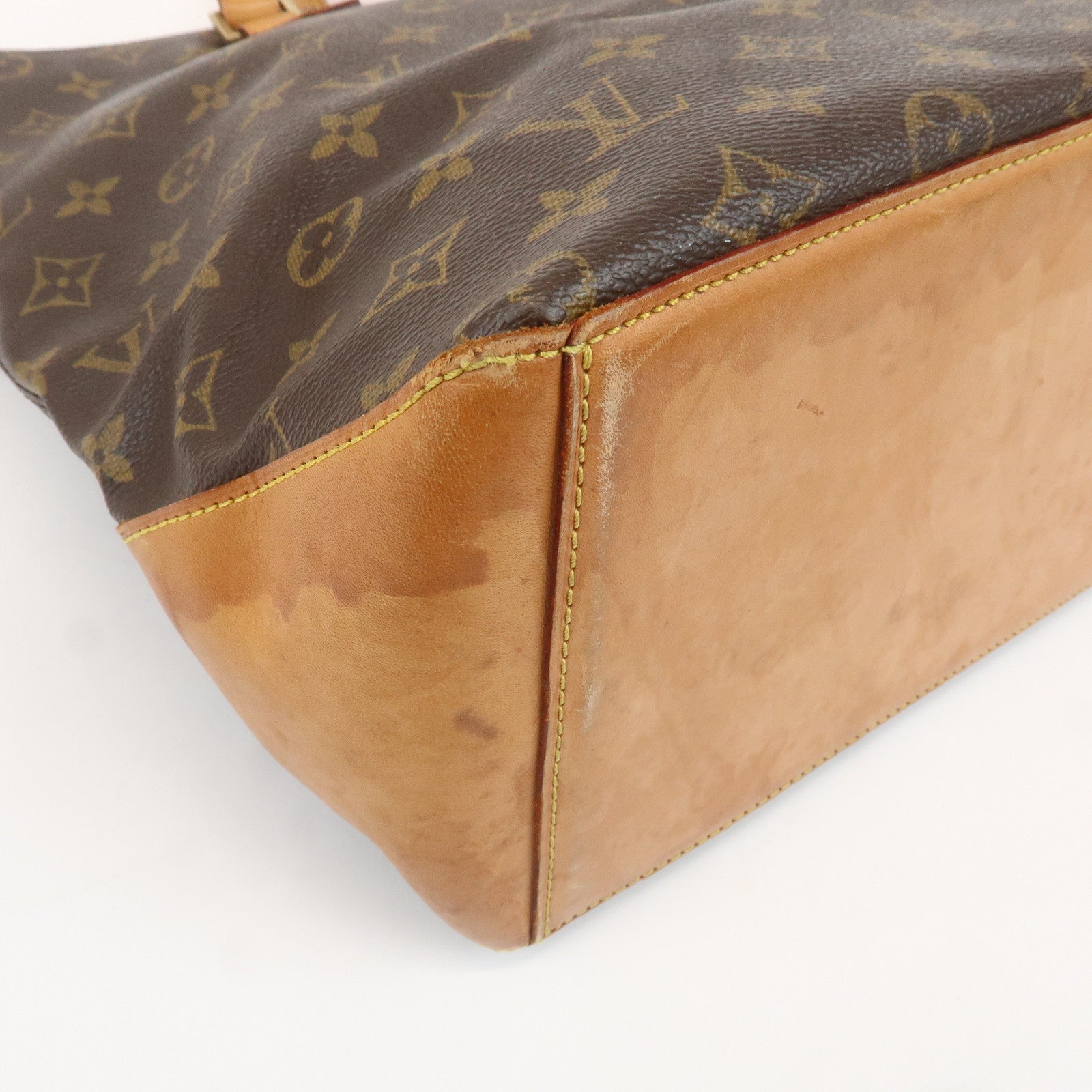 Louis Vuitton Monogram Cabas Mezzo Tote Bag Brown M51151