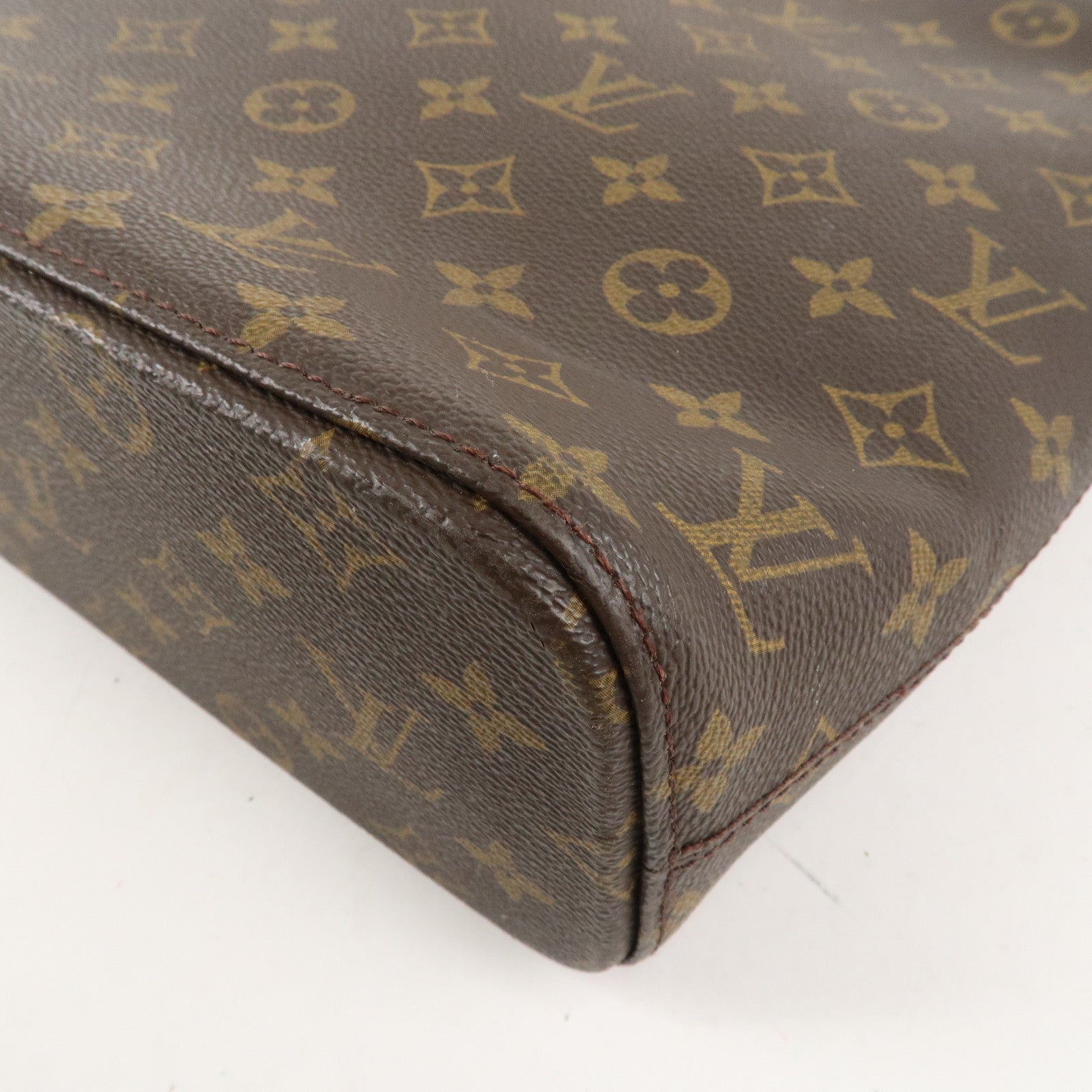 Louis Vuitton Monogram Luco Tote Bag Shoulder Bag Brown M51155