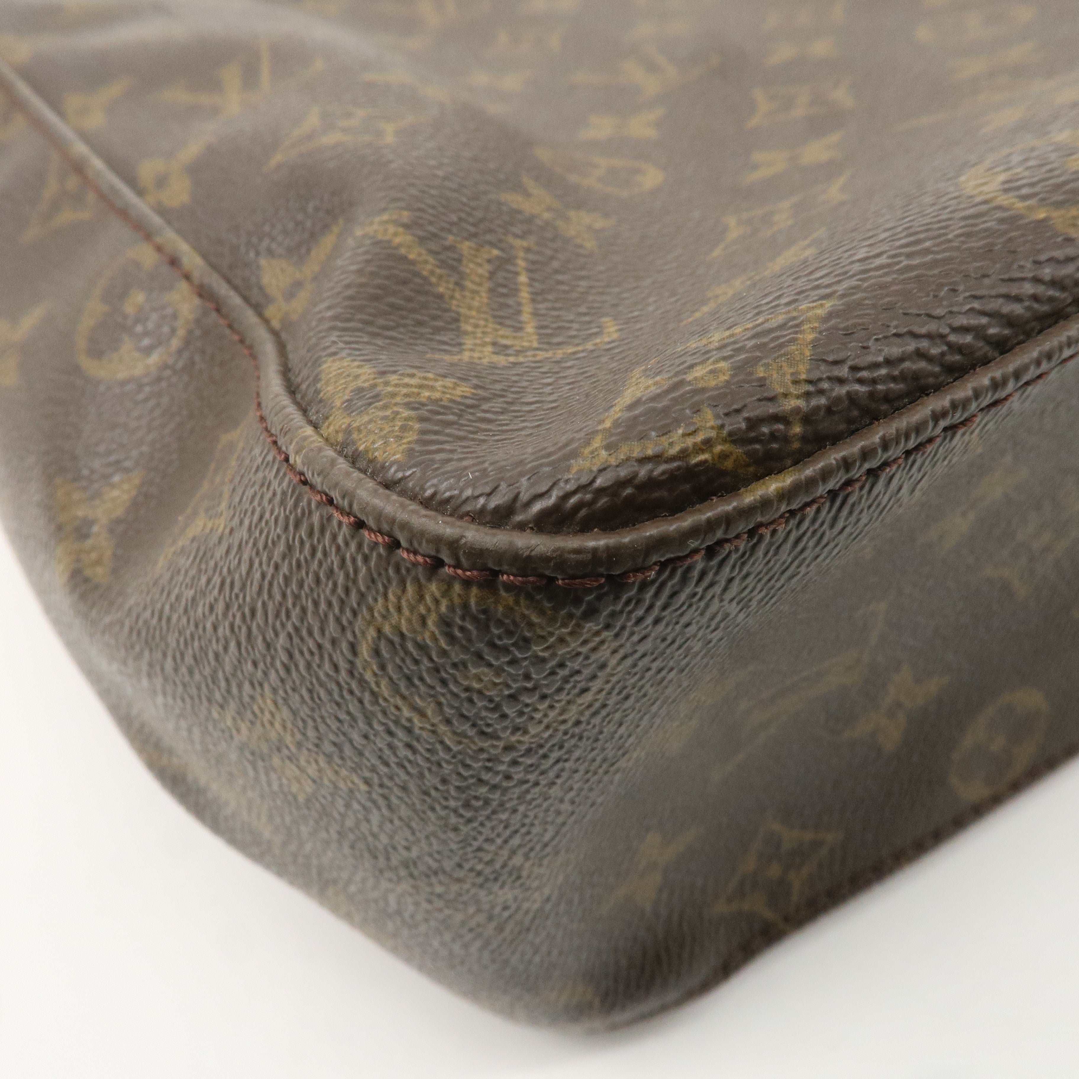 Louis Vuitton Monogram Looping GM Shoulder Bag Brown M51145