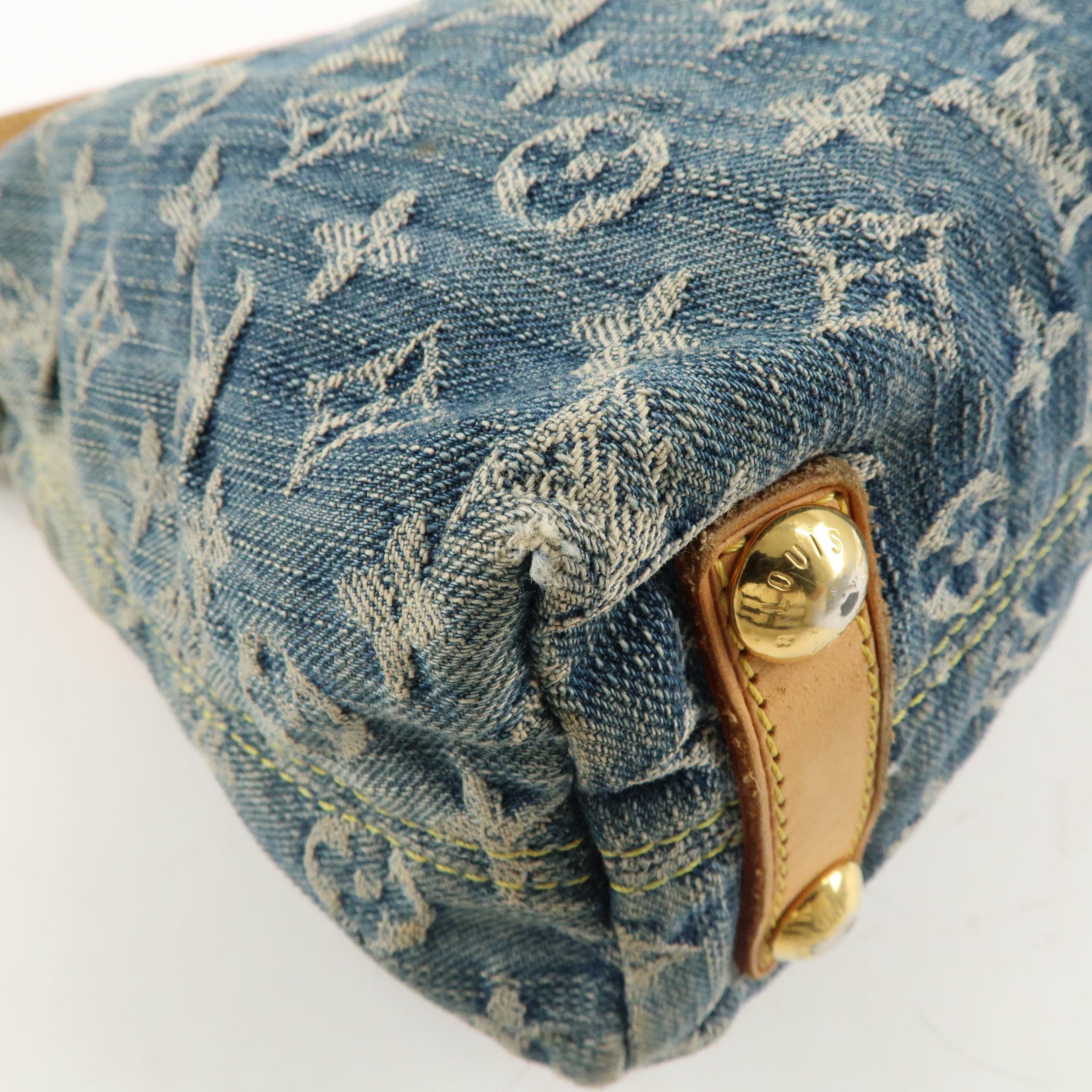 Louis Vuitton Monogram Denim Baggy PM Shoulder Bag M95049