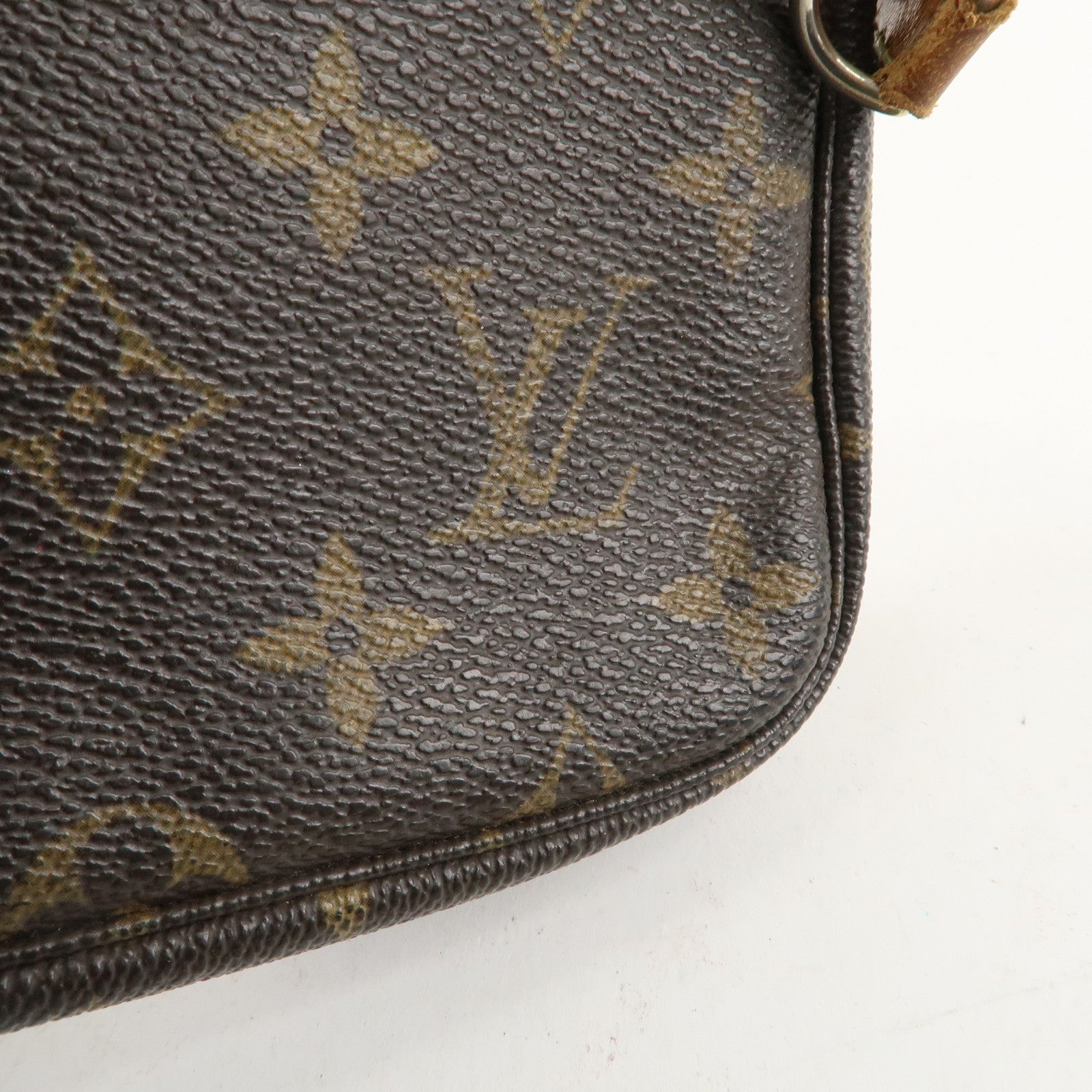 Louis Vuitton Monogram Mini Pochette Accessoires Brown M58009