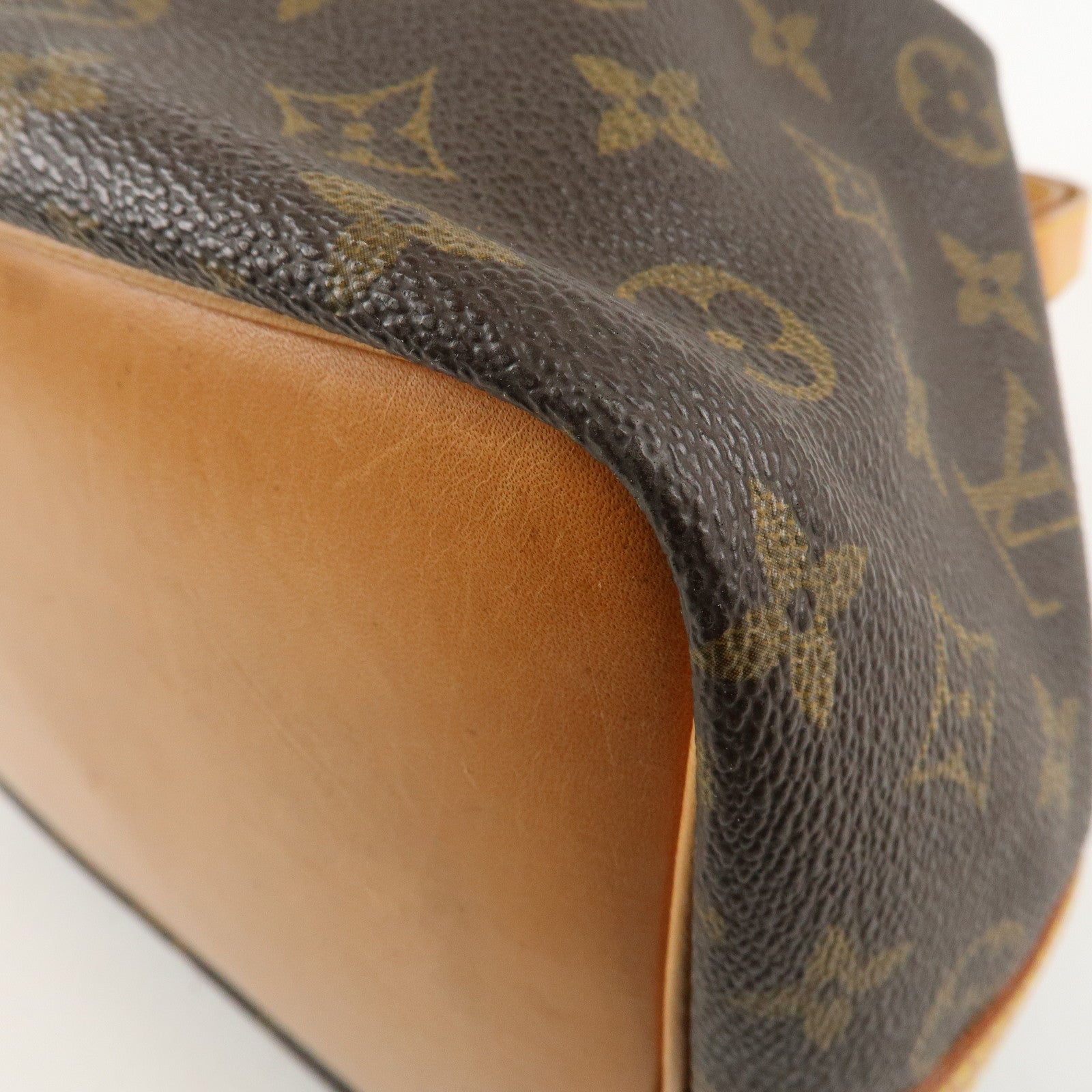 Louis Vuitton Monogram Petit Noe Shoulder Bag Brown M42226