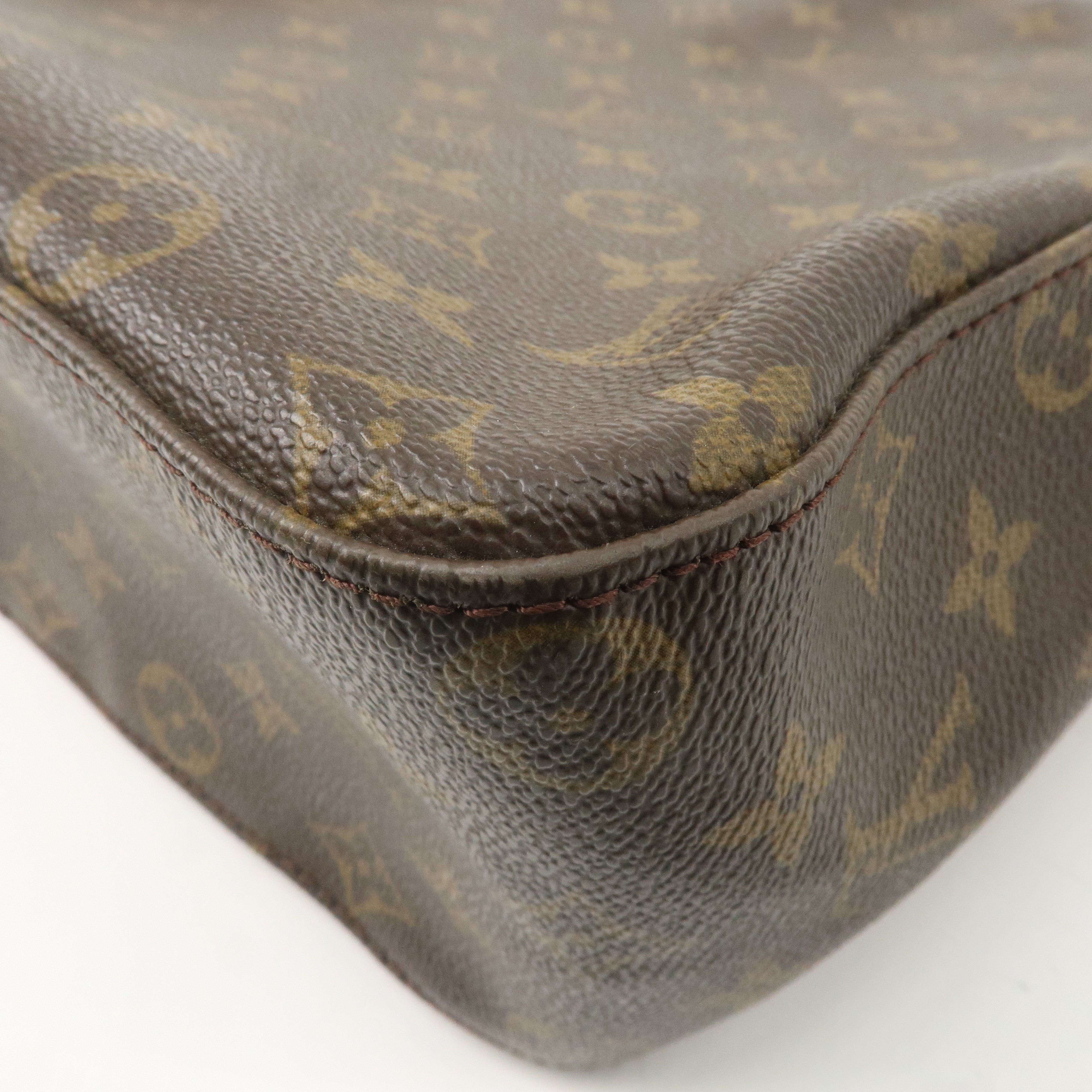 Louis Vuitton Monogram Looping GM Shoulder Bag Brown M51145