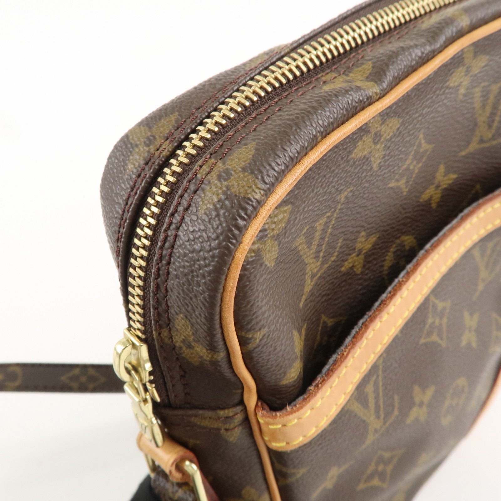 Louis Vuitton Monogram Danube Shoulder Bag Brown M45266