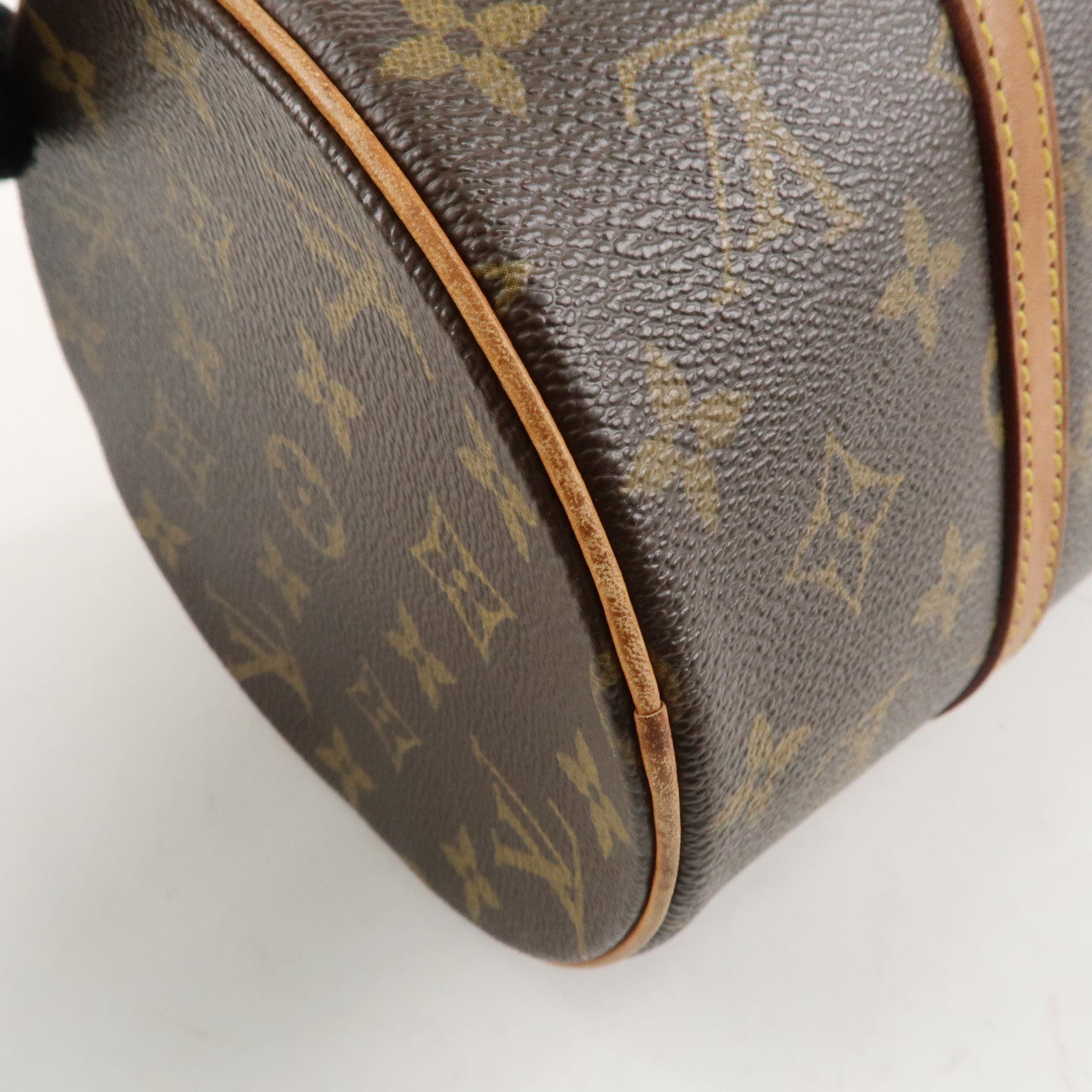 Louis Vuitton Monogram Papillon 30 Hand Bag Brown M51385