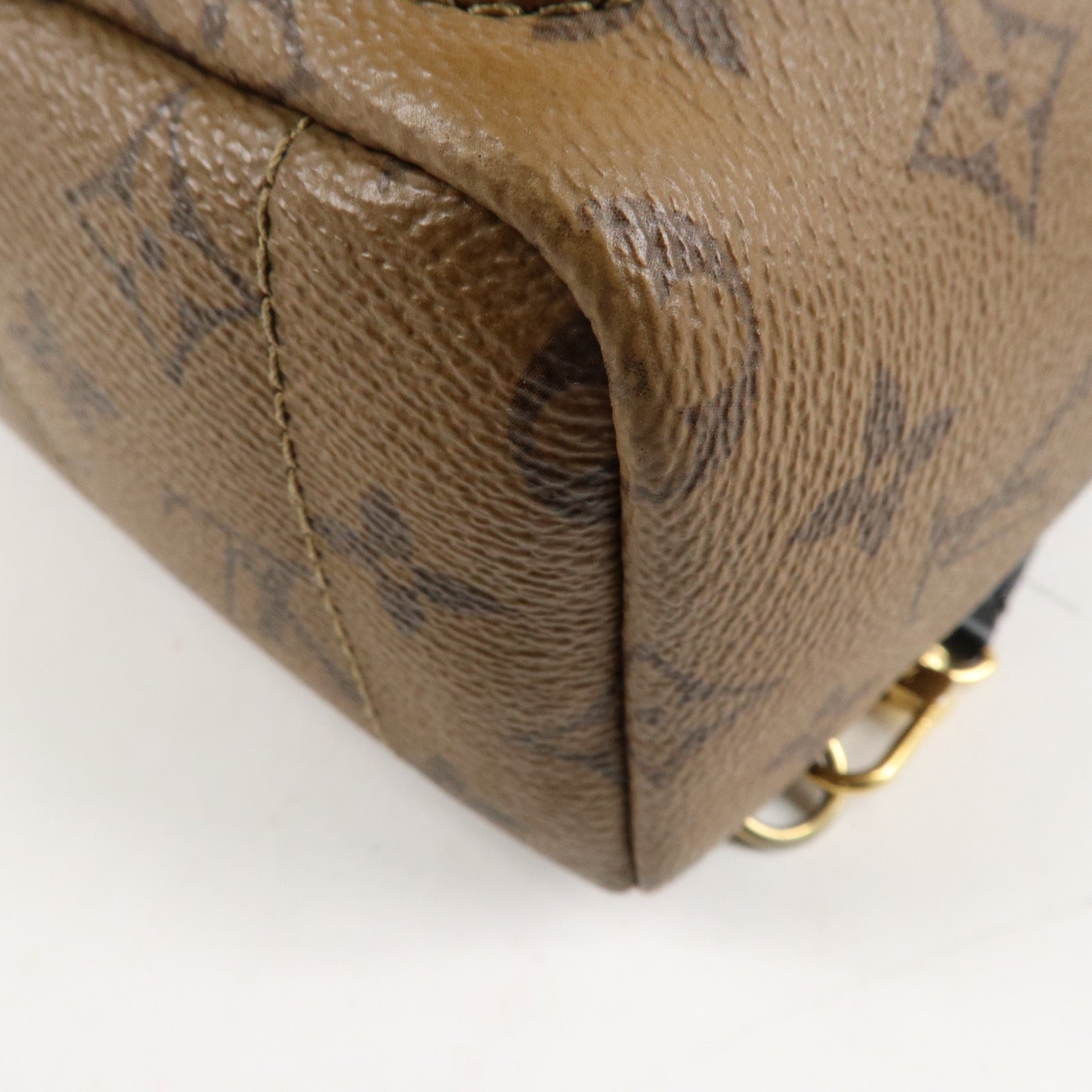 Louis Vuitton Monogram Reverse Palm Springs MINI Back Pack M44872