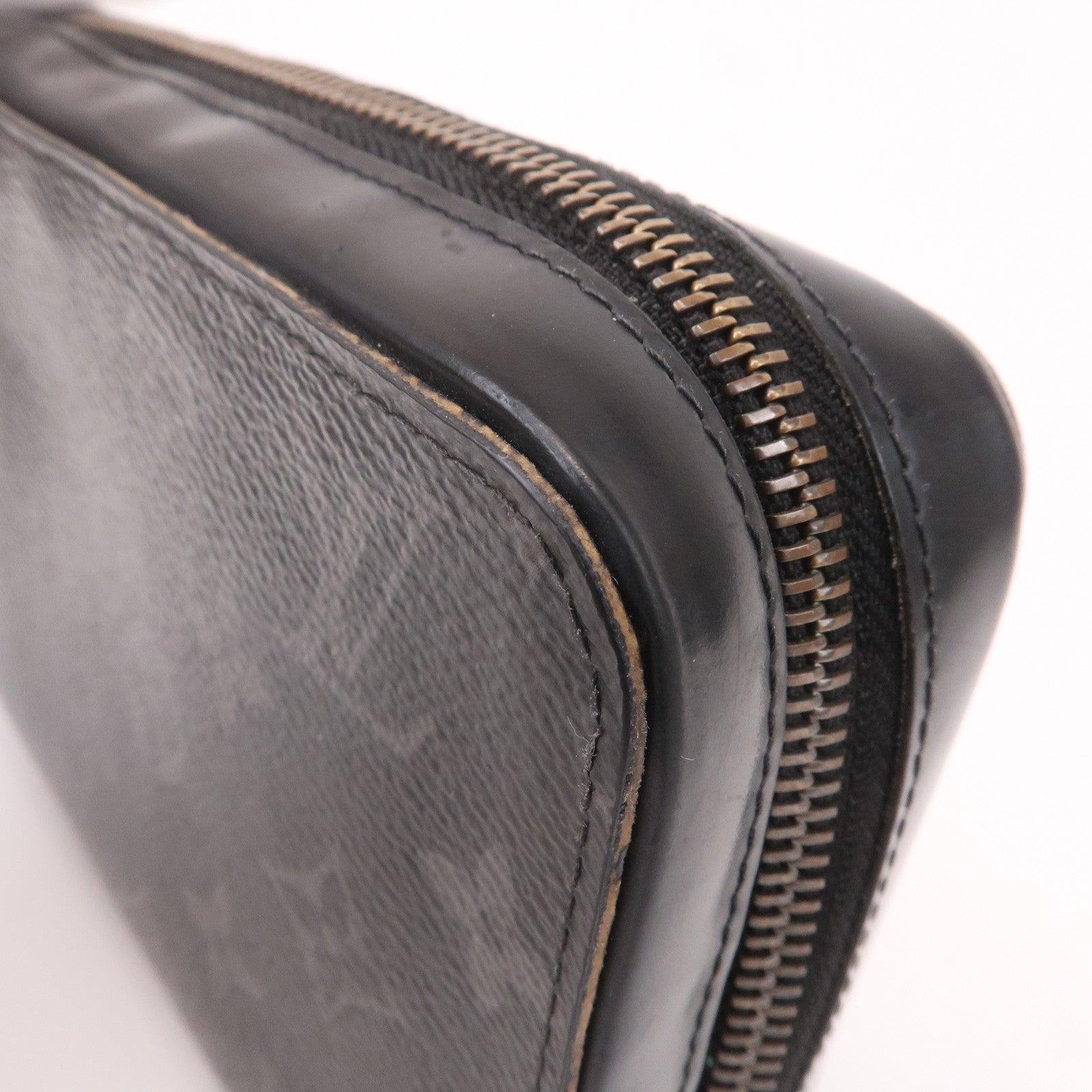 Louis Vuitton Monogram Eclipse Zippy XL Wallet Black M61698