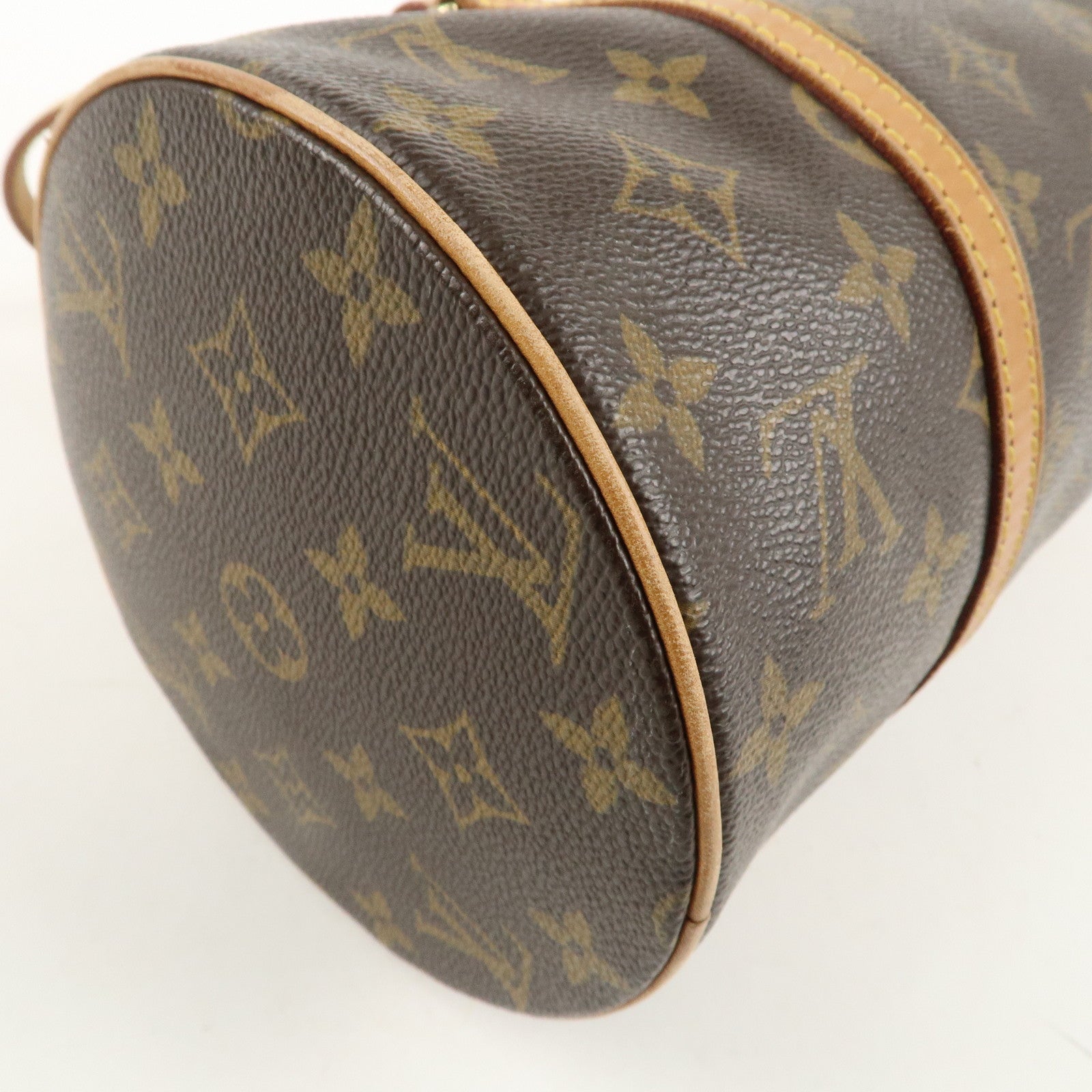 Louis Vuitton Monogram Papillon 30 Hand Bag Brown M51385