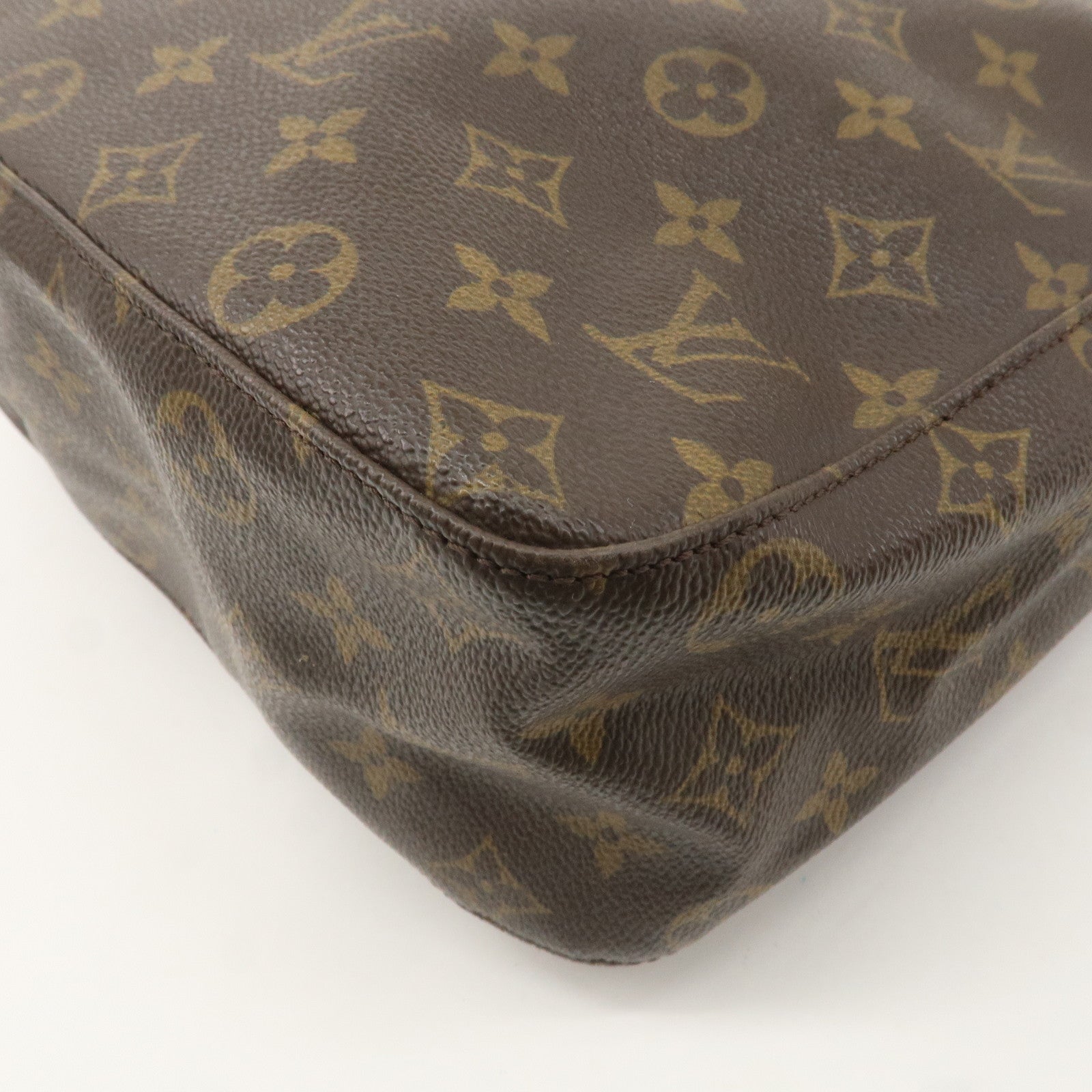 Louis Vuitton Monogram Looping GM Shoulder Bag Brown M51145