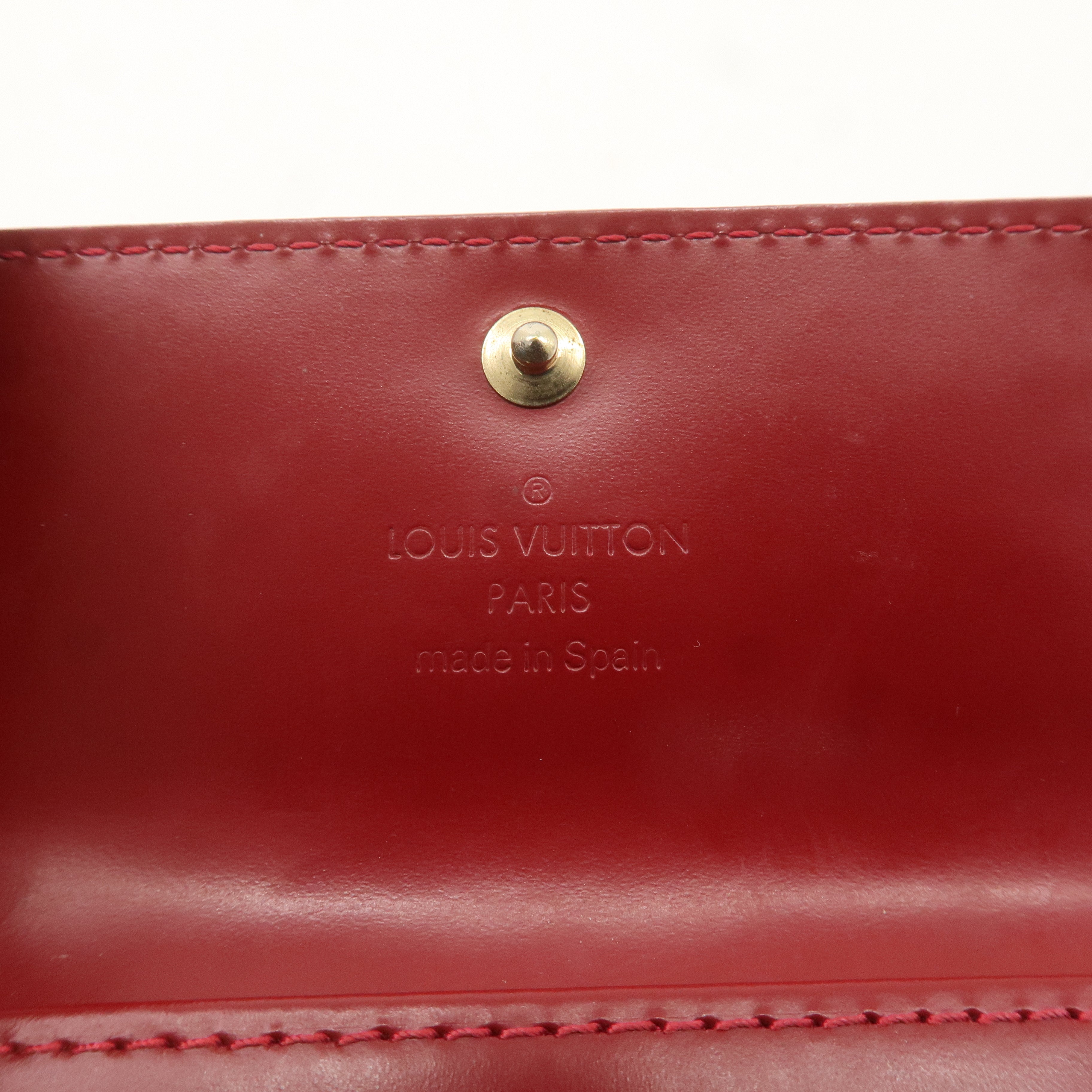 Louis Vuitton Vernis Multicles 4 Key Case Pomme d
Amour M91976