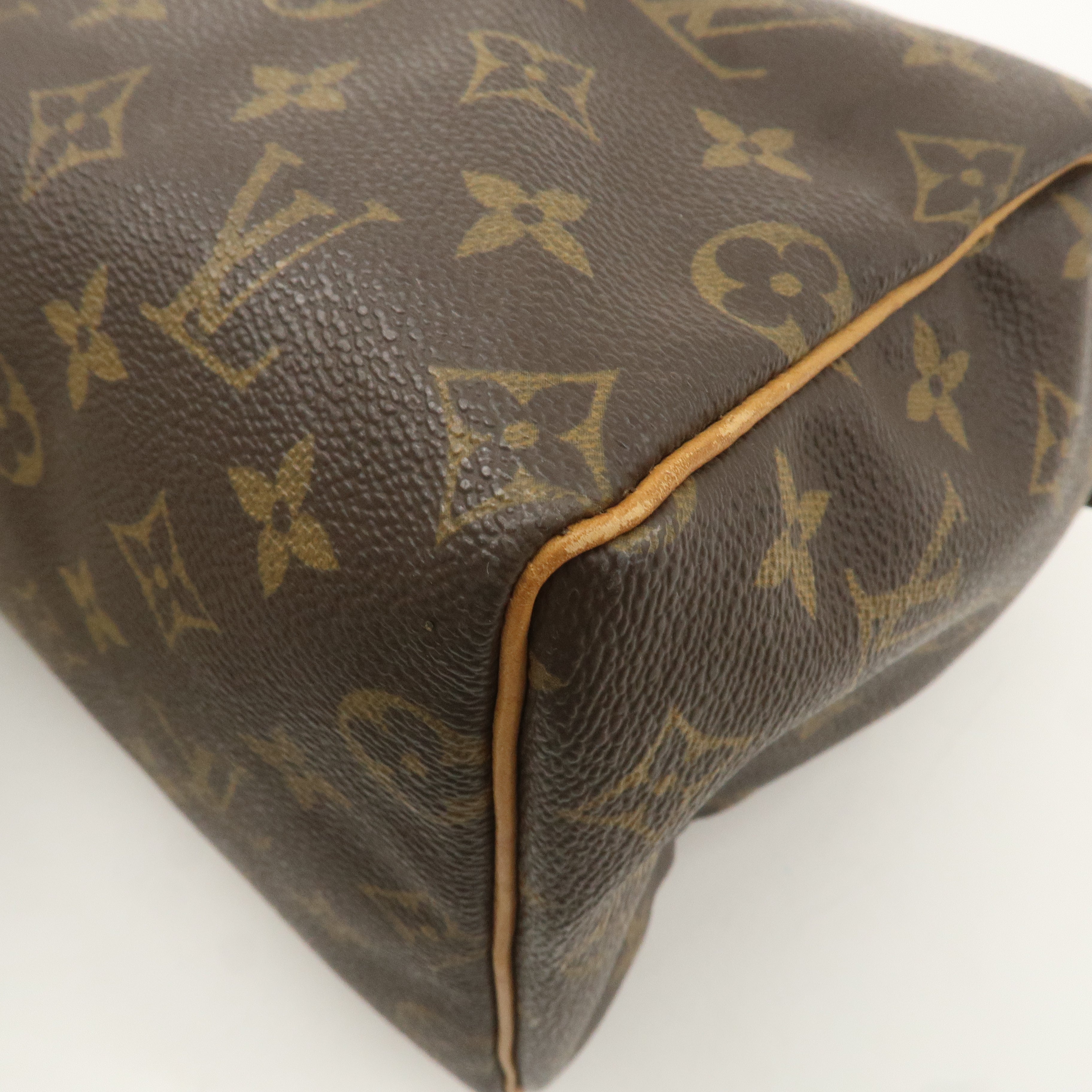 Louis Vuitton Monogram Speedy 25 Hand Bag Boston Bag M41528