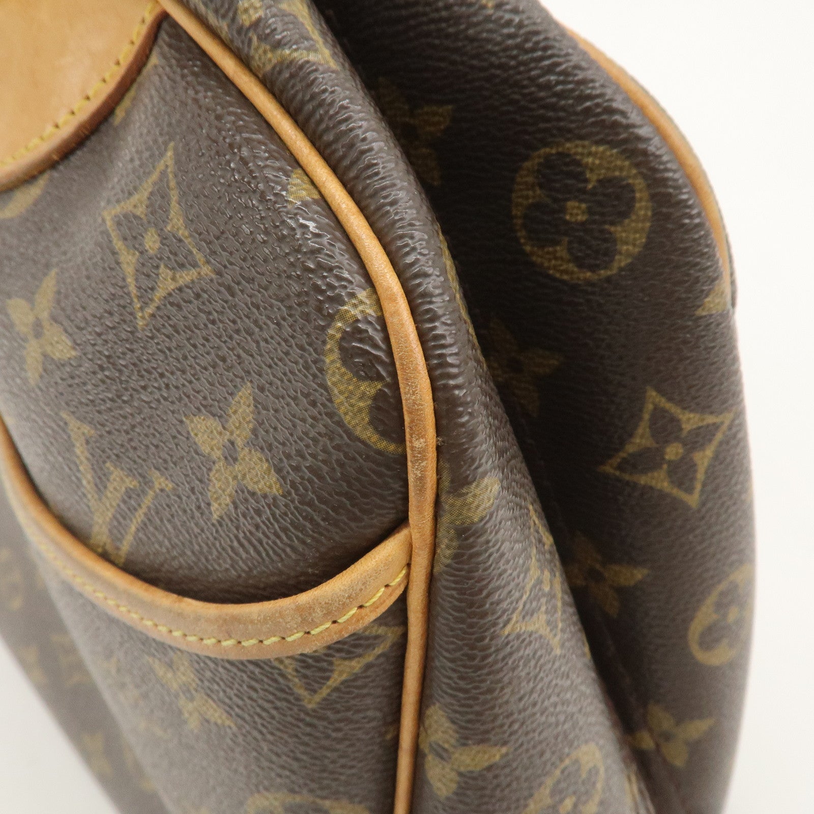 Louis Vuitton Monogram Deauville Hand Bag Brown M47270