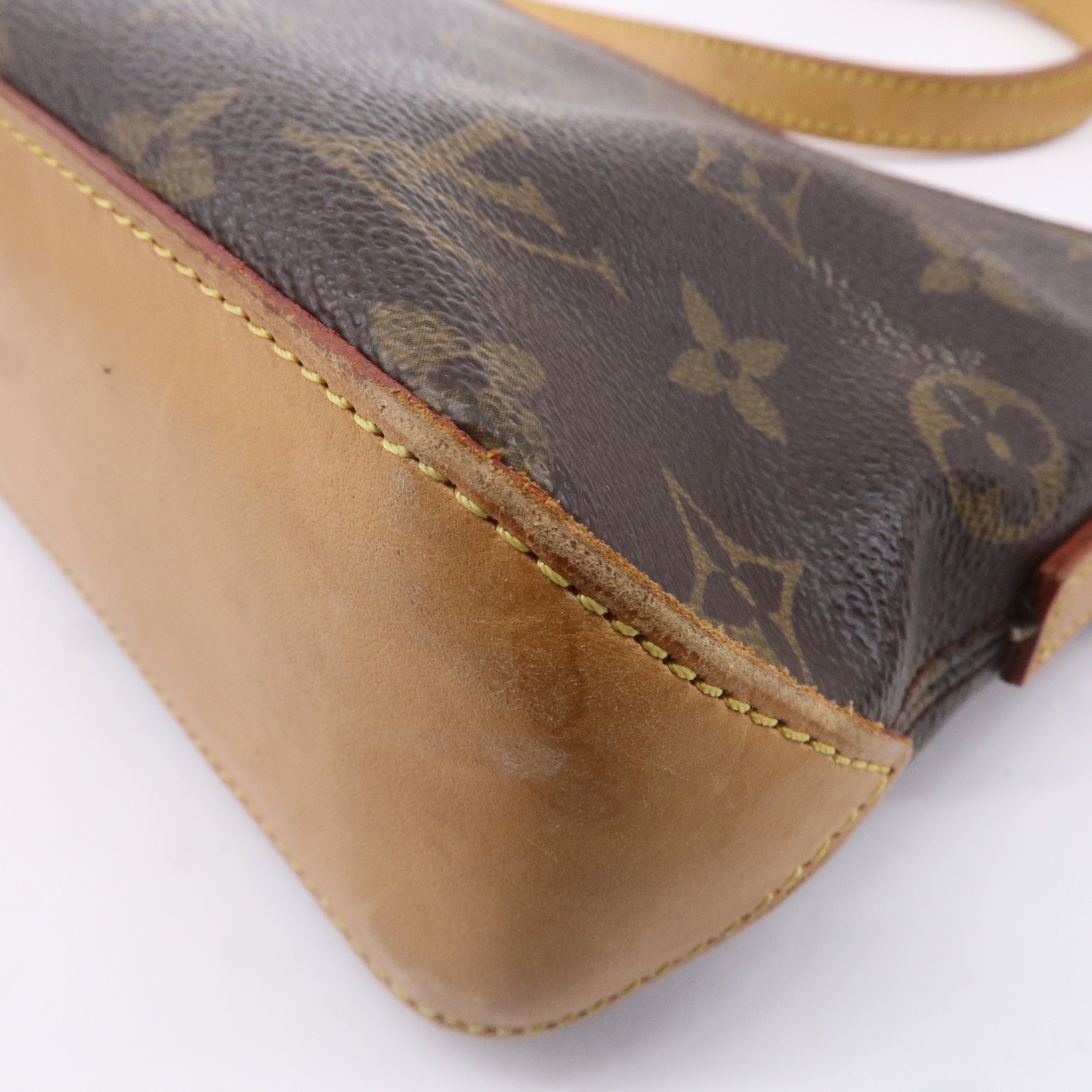 Louis Vuitton Monogram Trotteur Shoulder Bag Brown M51240