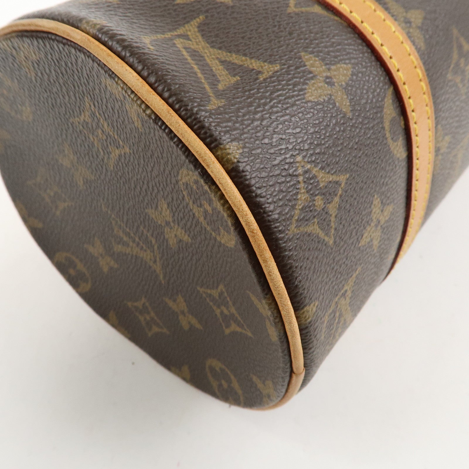 Louis Vuitton Monogram Papillon 26 Hand Bag Brown M51386