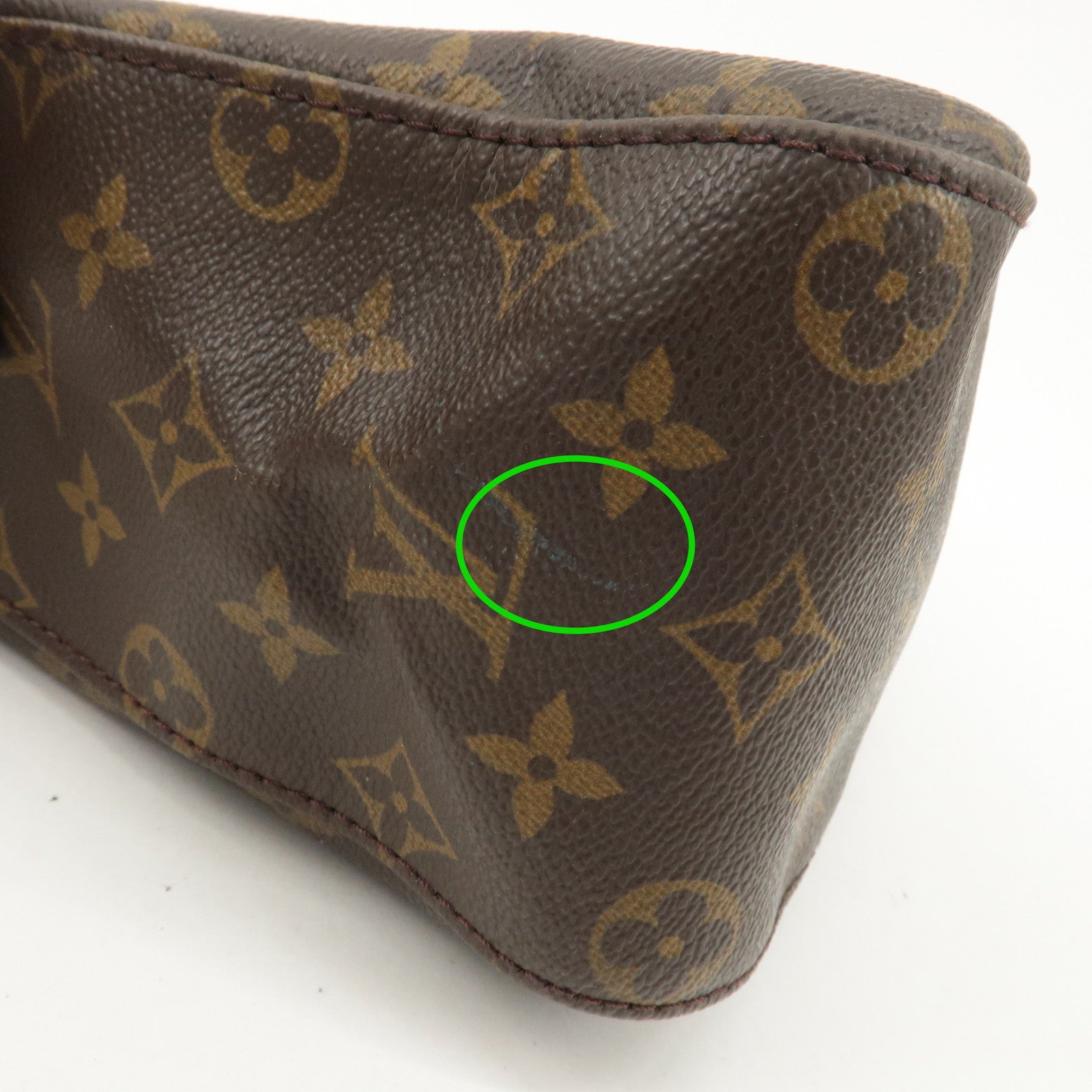 Louis Vuitton Monogram Looping GM Shoulder Bag Brown M51145