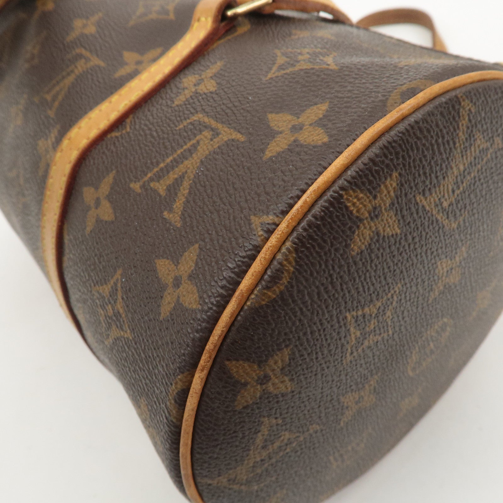 Louis Vuitton Monogram Papillon 30 Hand Bag New Style Brown M51385