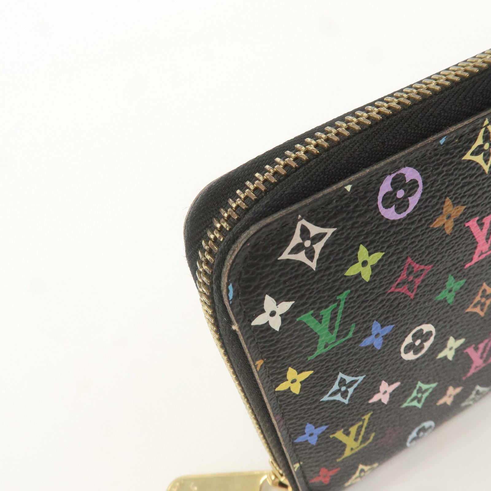 Louis Vuitton Monogram Multi Color Zippy Wallet Noir M60244