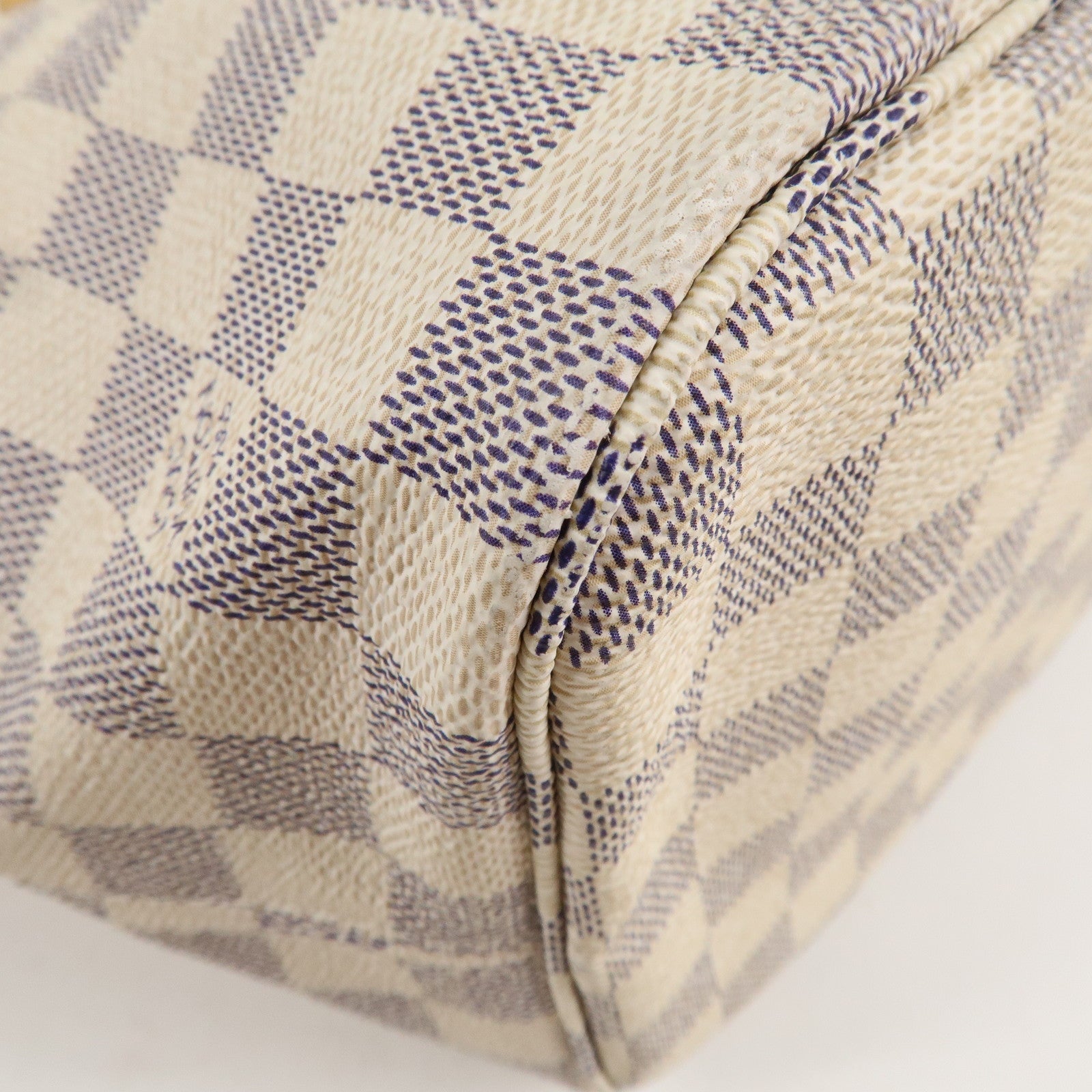 Louis Vuitton Damier Azur Neverfull MM Tote Bag N51107