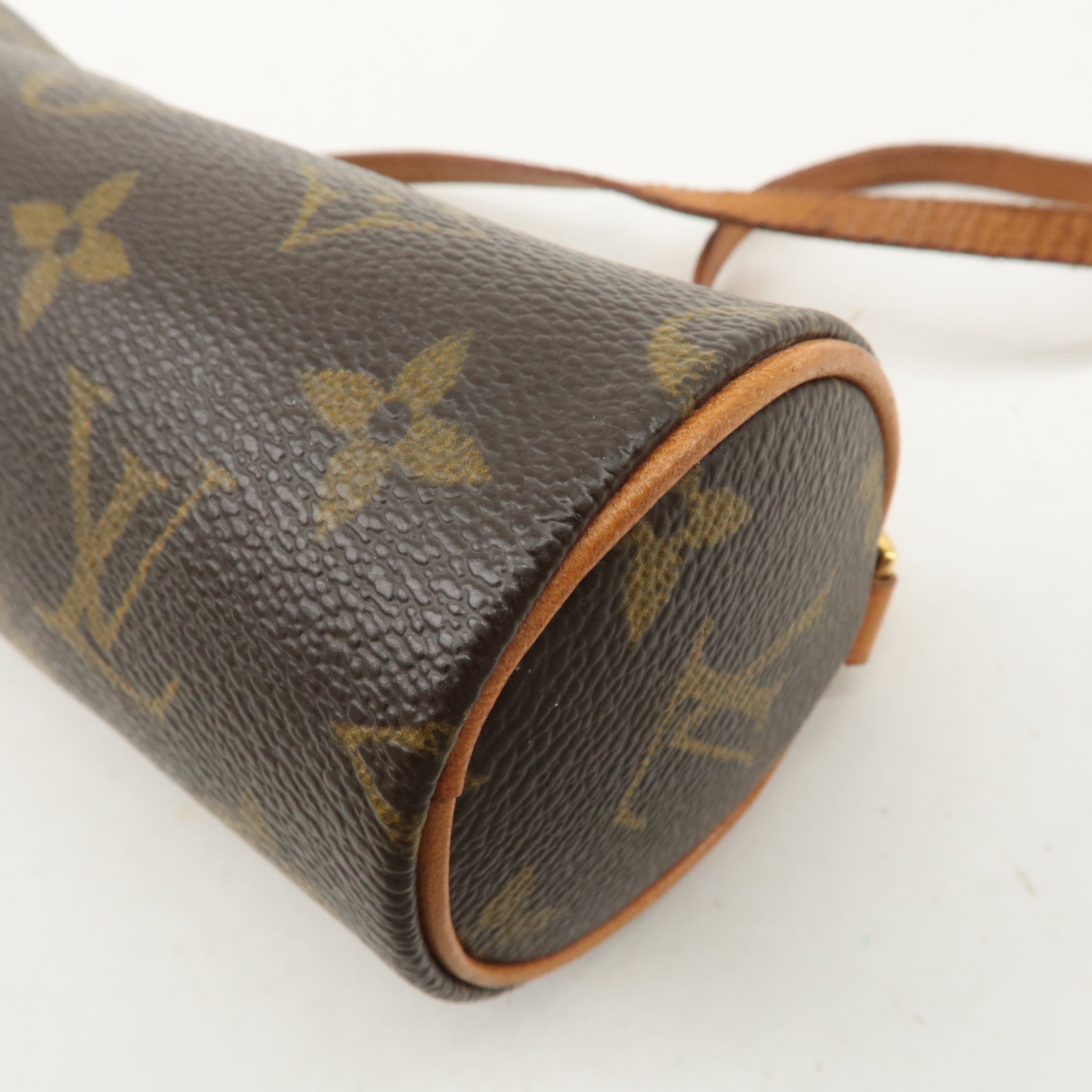 Louis Vuitton Monogram Mini Pouch for Papillon Bag Brown