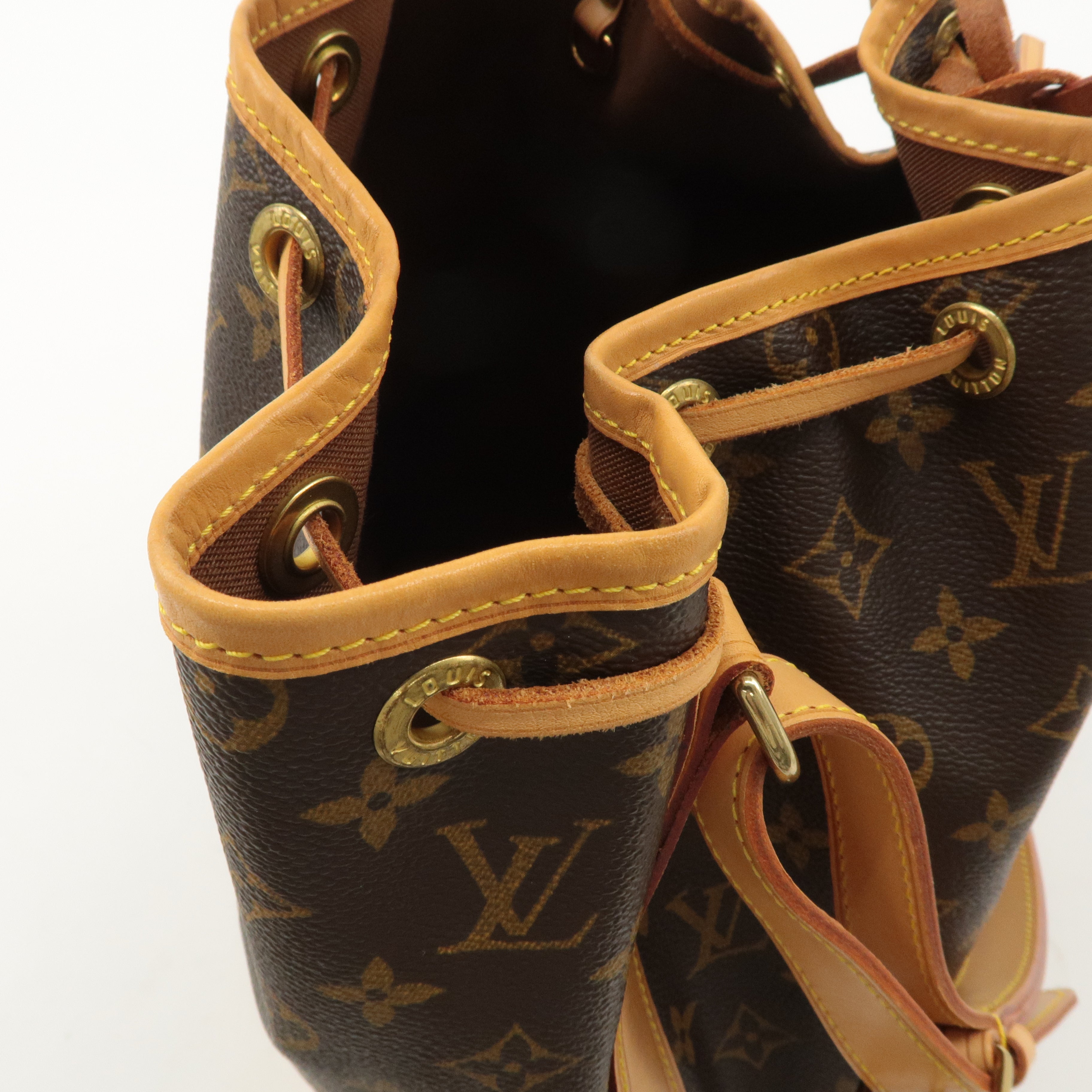 Louis Vuitton Monogram Noe Shoulder Bag Hand Bag Brown M42224