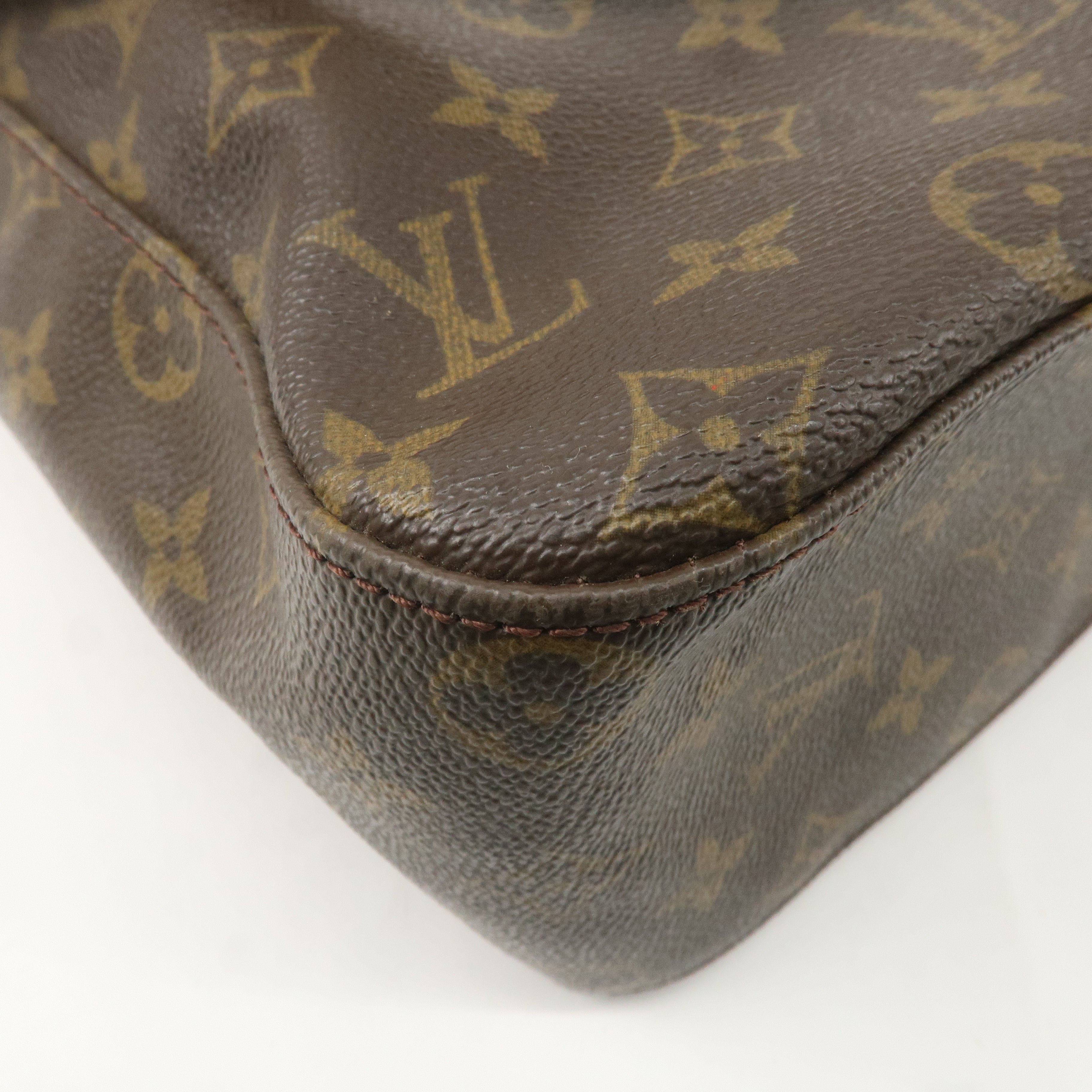 Louis Vuitton Monogram Looping GM Shoulder Bag Brown M51145