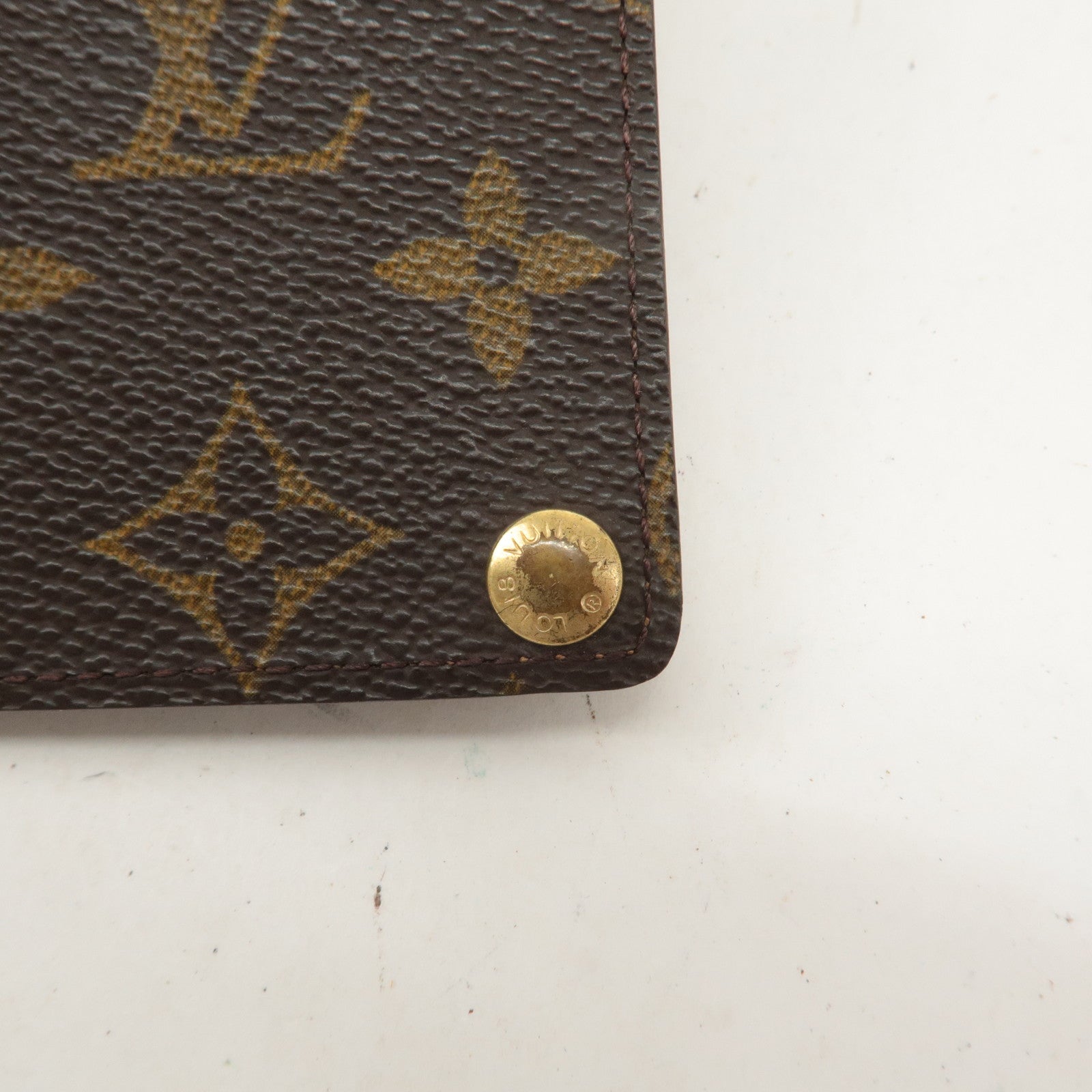 Louis Vuitton Monogram Porte Cartes Credit Pression Brown M60937