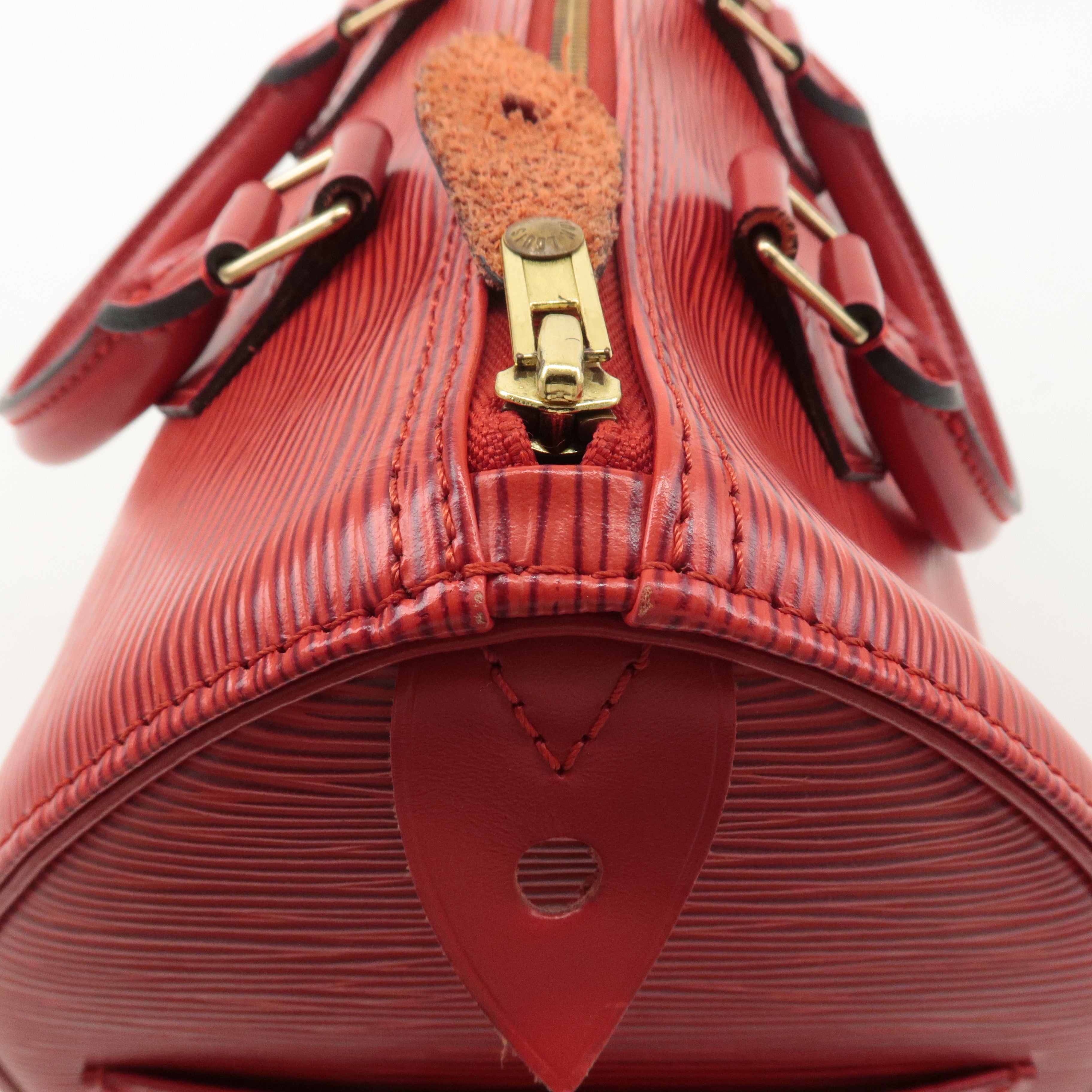 Louis Vuitton Epi Speedy 25 Hand Bag Castilian Red M43017