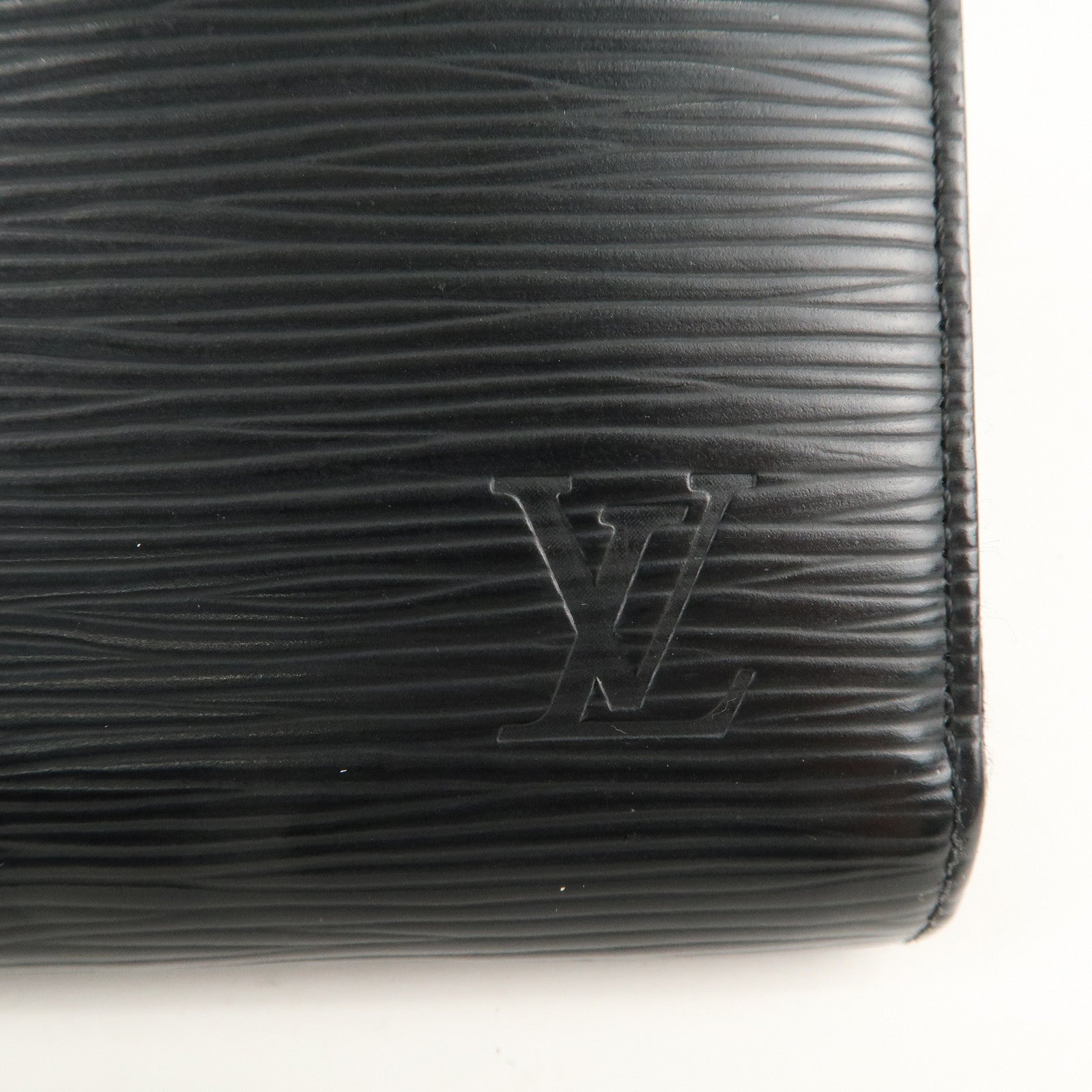 Louis Vuitton Epi Zippy Wallet Zip Round Long Wallet Black M60072