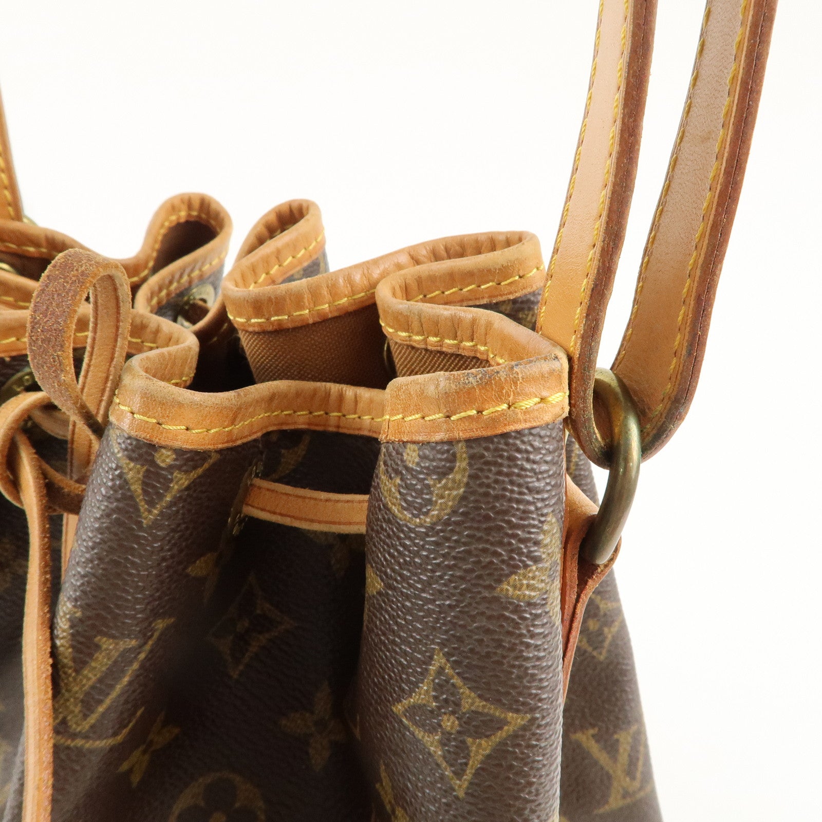 Louis Vuitton Monogram Noe Shoulder Bag Hand Bag Brown M42224