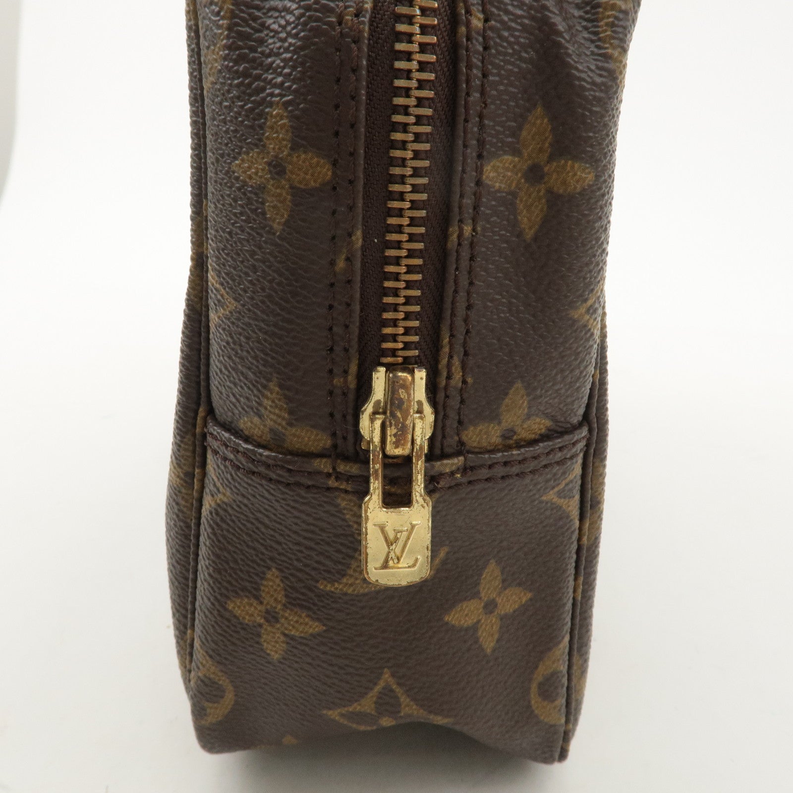 Louis Vuitton Monogram Trousse Toilette 28 Pouch Brown M47522