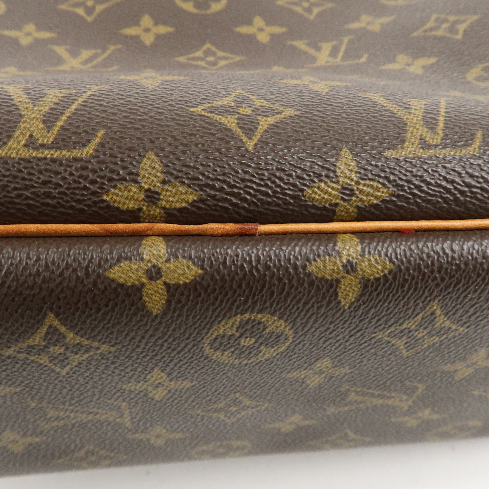 Louis Vuitton Monogram Deauville Hand Bag Brown M47270