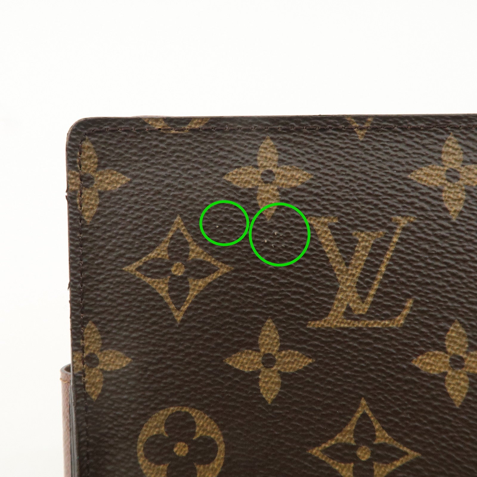 Louis Vuitton Monogram Agenda GM Planner Cover Brown R20106