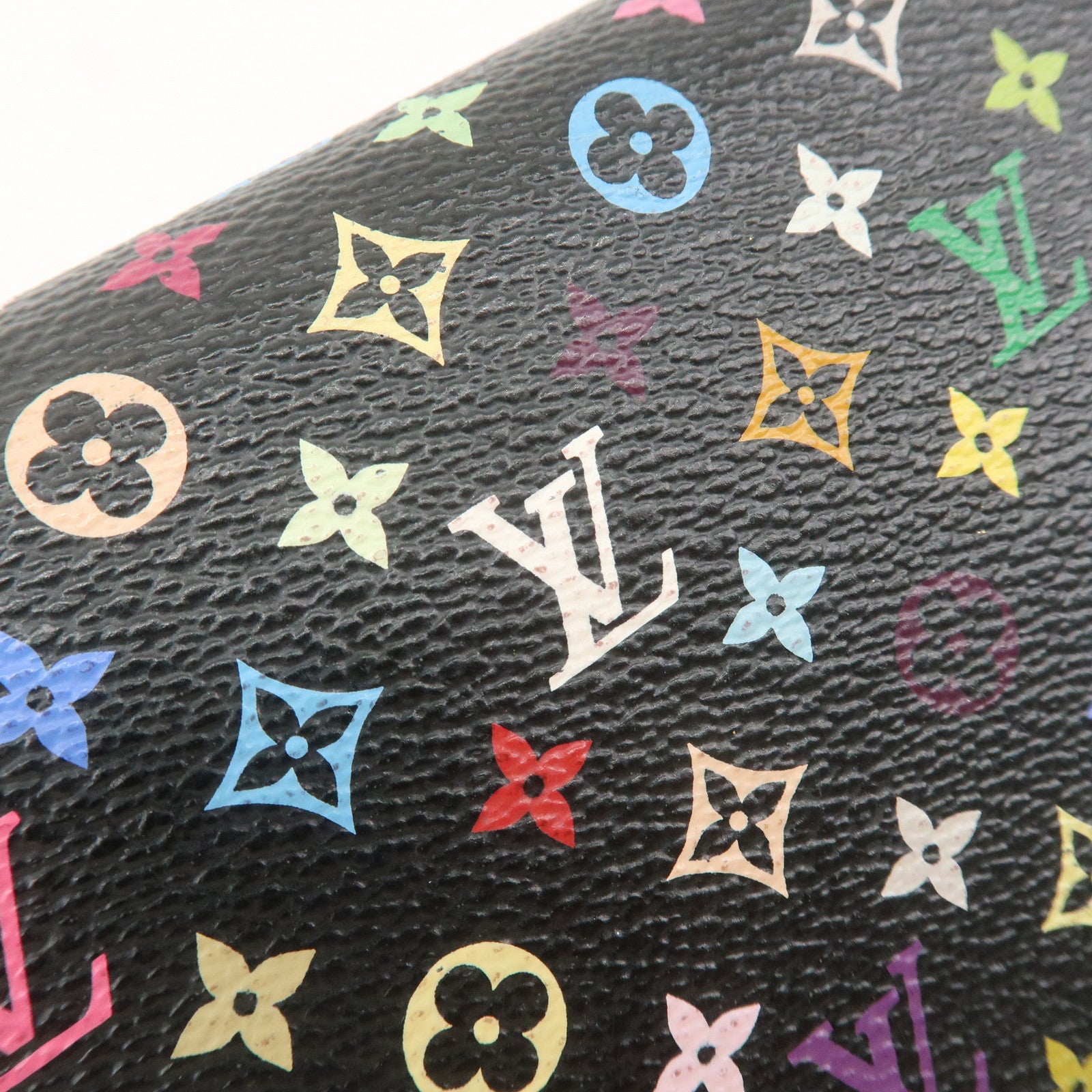 Louis Vuitton Monogram Multi Color Zippy Wallet Noir M60244