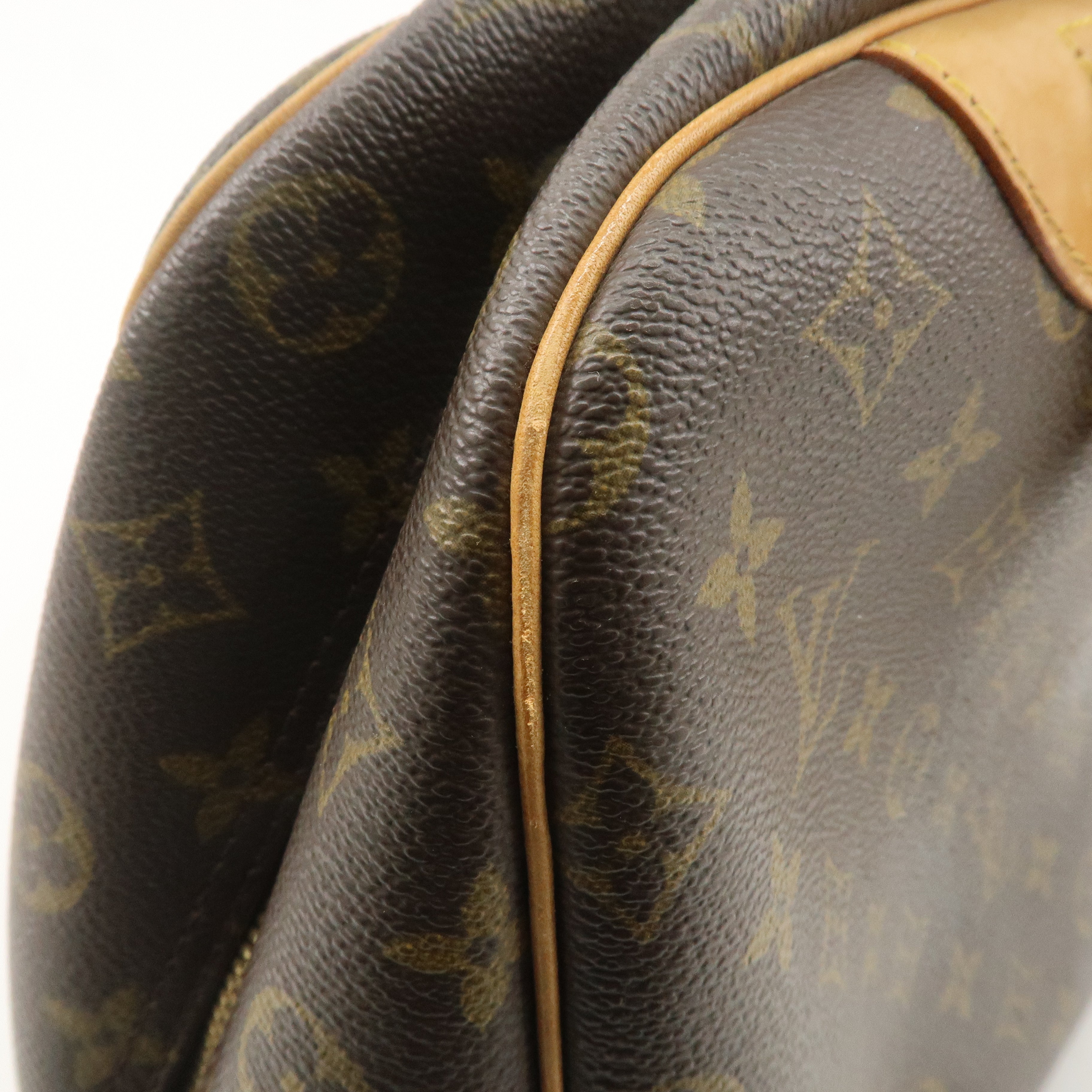 Louis Vuitton Monogram Deauville Hand Bag Brown M47270